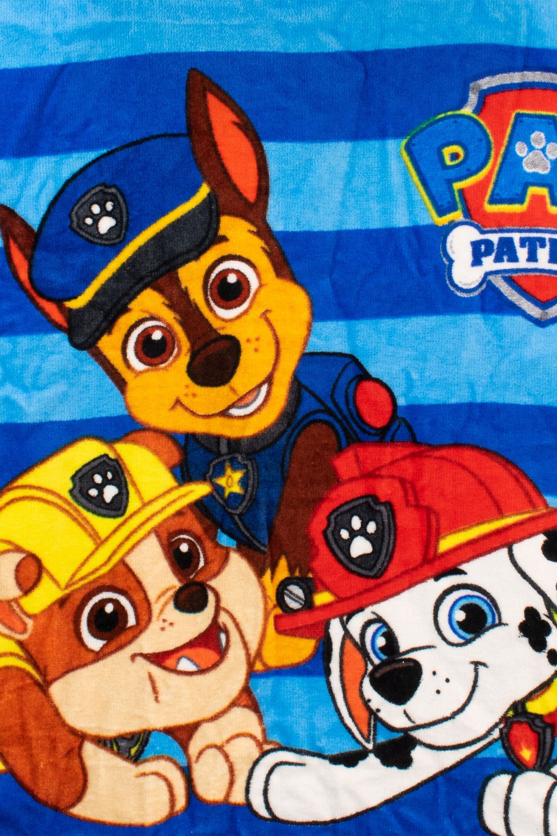 Character Blue Paw Patrol License Kids Printed Poncho