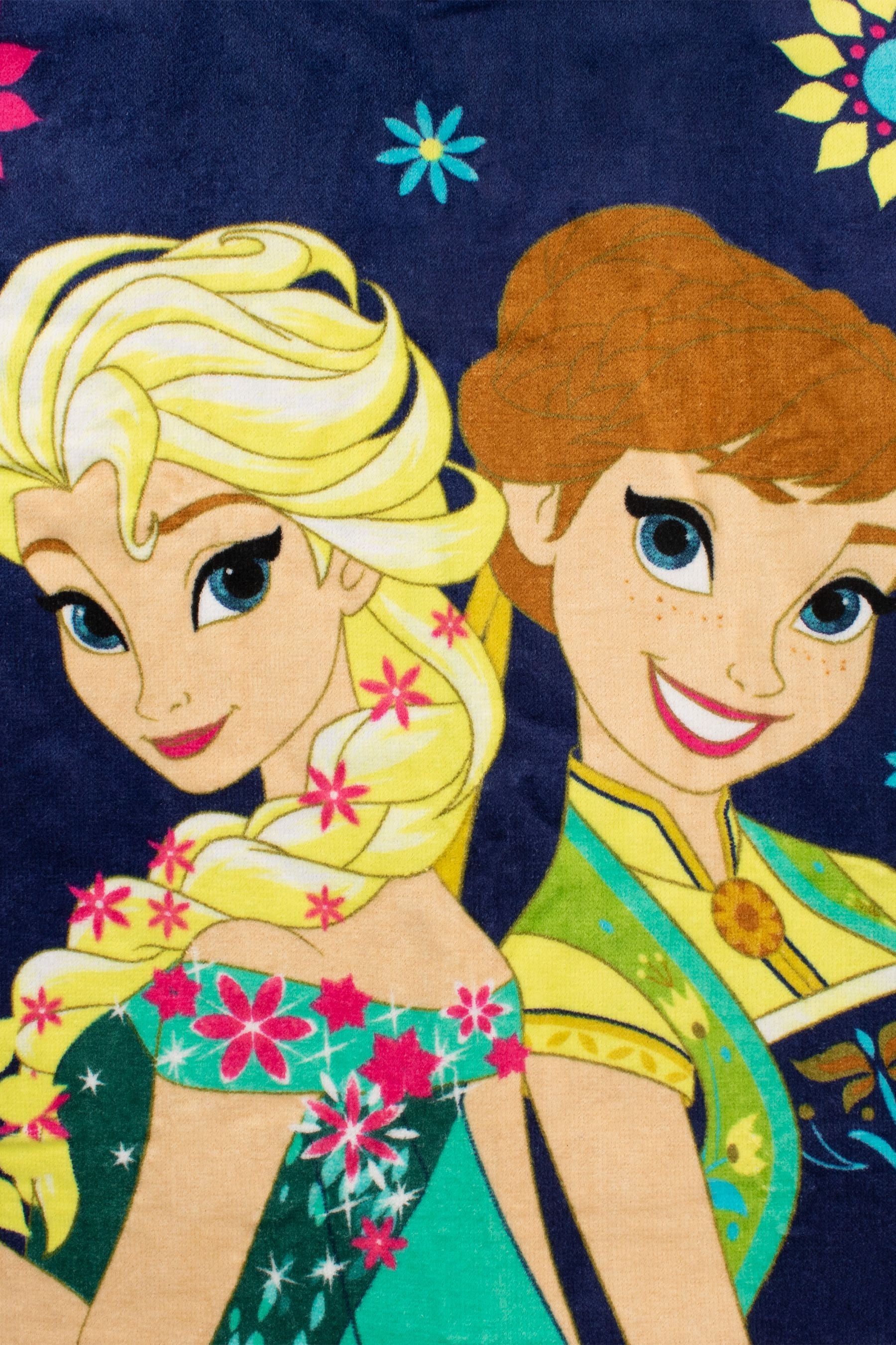 Character Blue Disney Frozen License Kids Printed Poncho