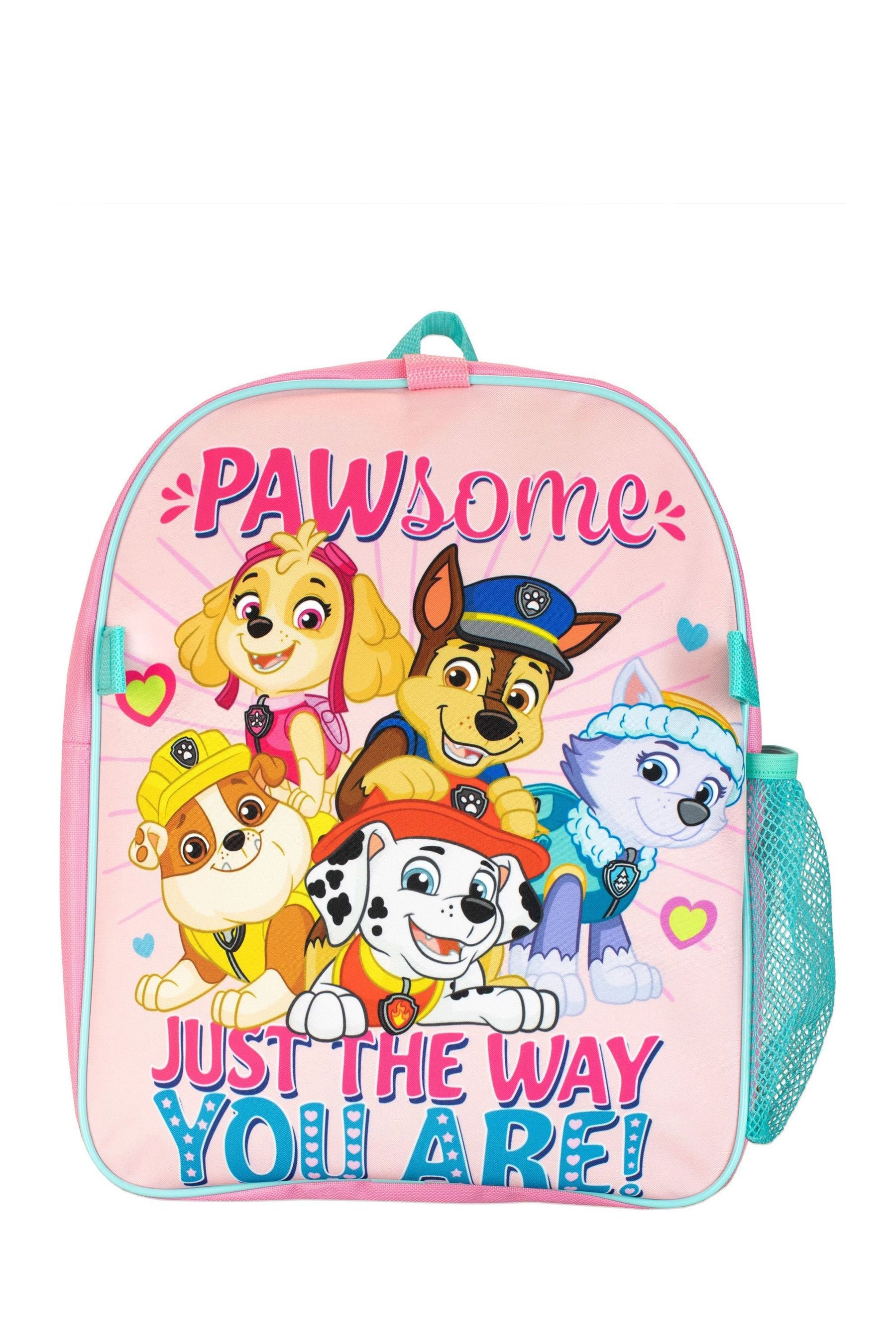 Character Pink Paw Patrol Backpack and Lunch Bag Set