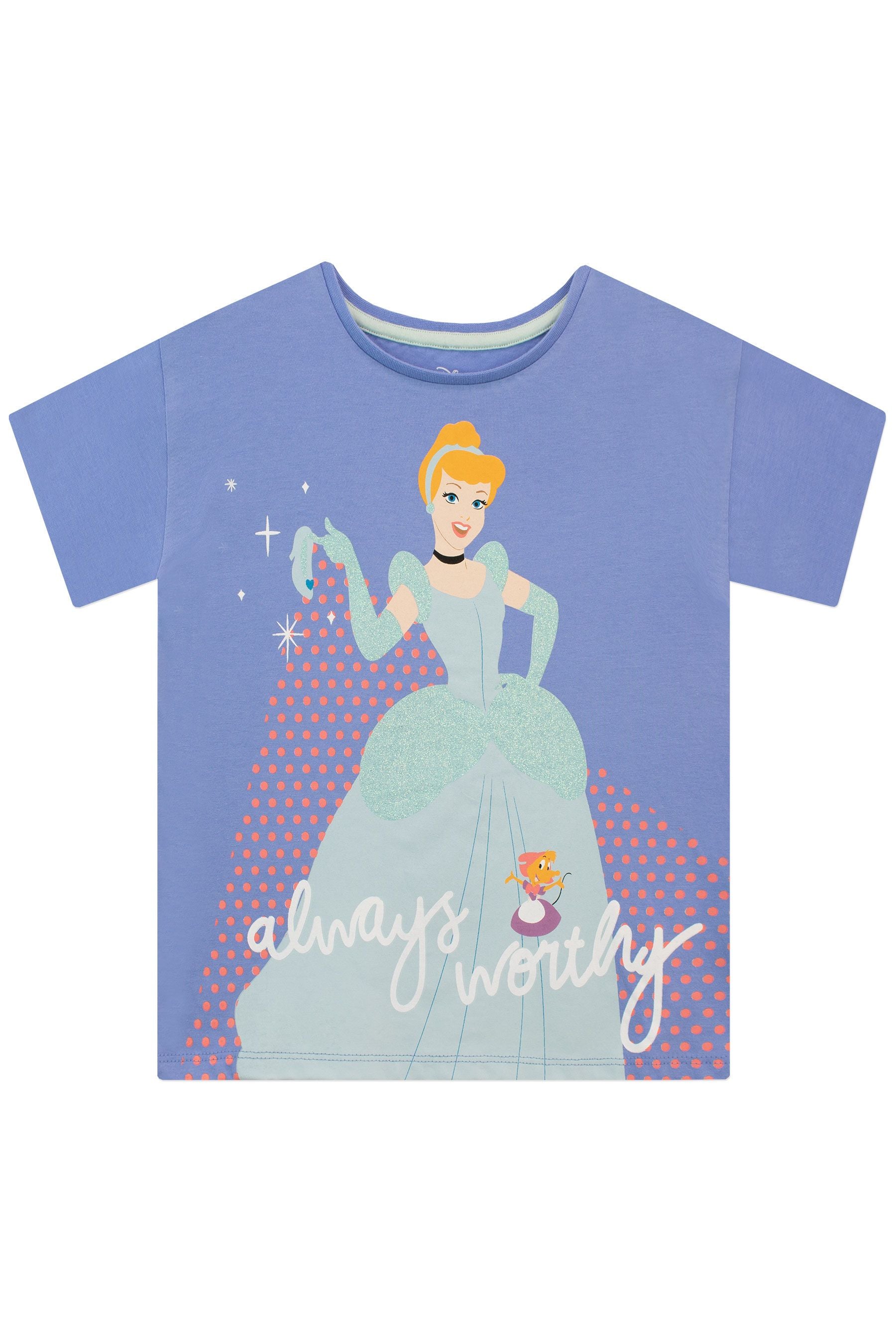 Character Blue Cinderella Disney Princess T-Shirt