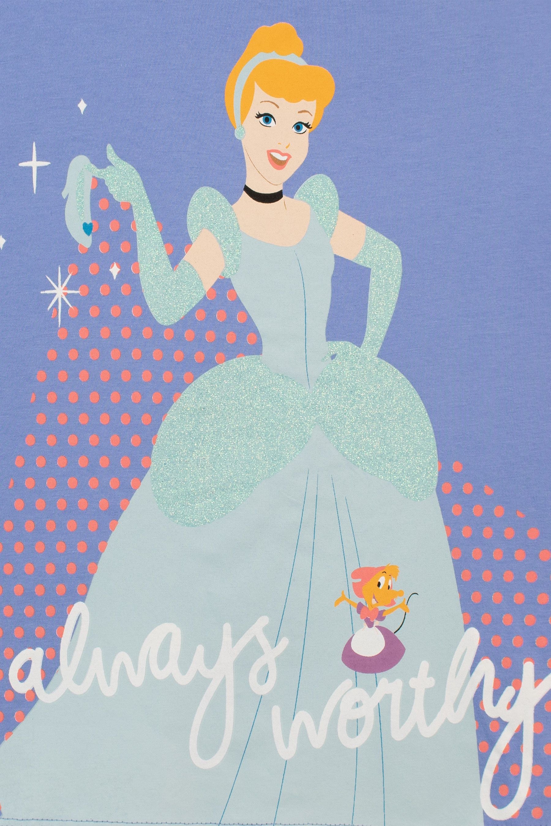 Character Blue Cinderella Disney Princess T-Shirt