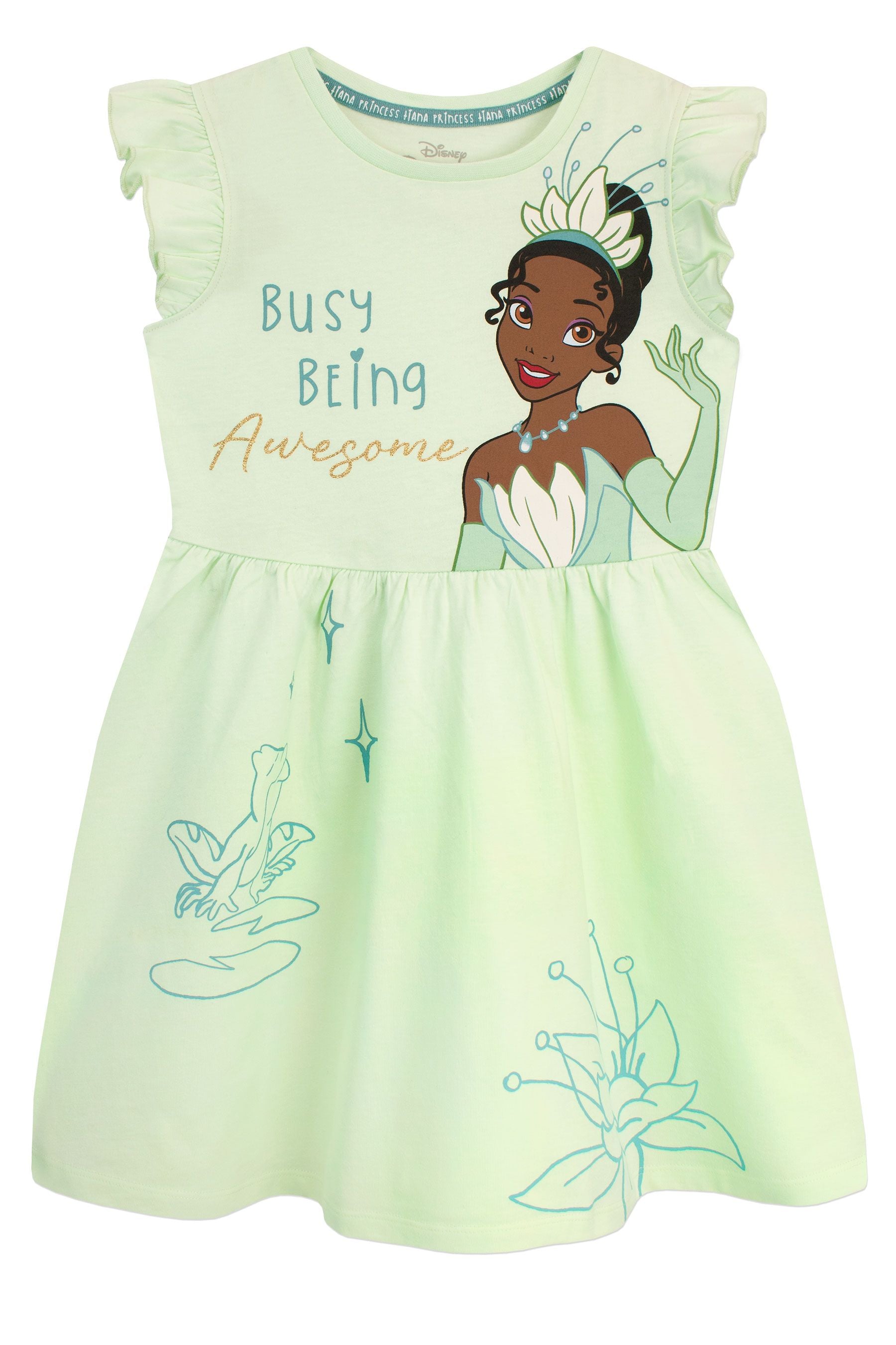 Character Green Tiana Disney Princess Dress