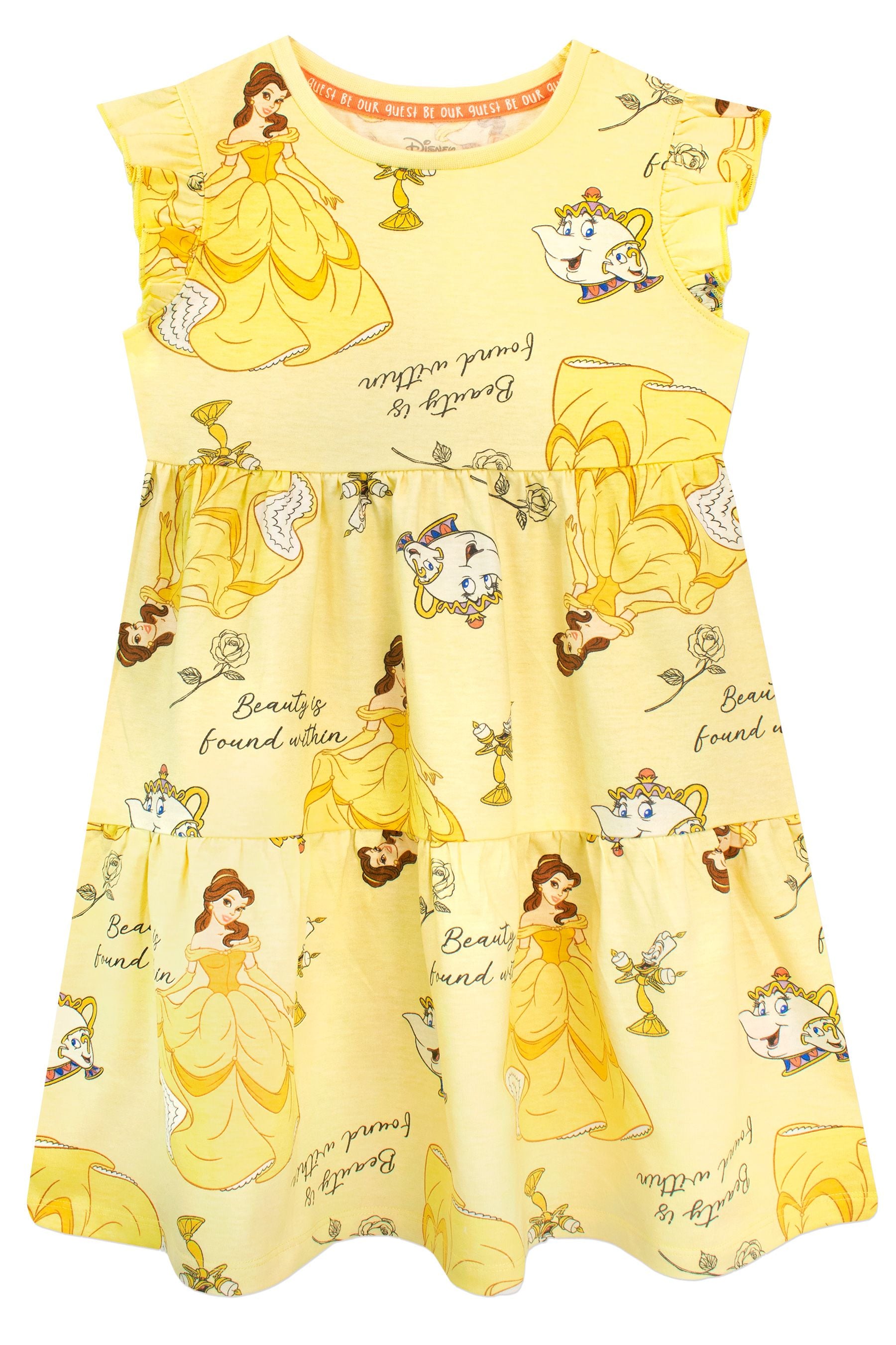 Character Yellow Belle Disney Princess Dress