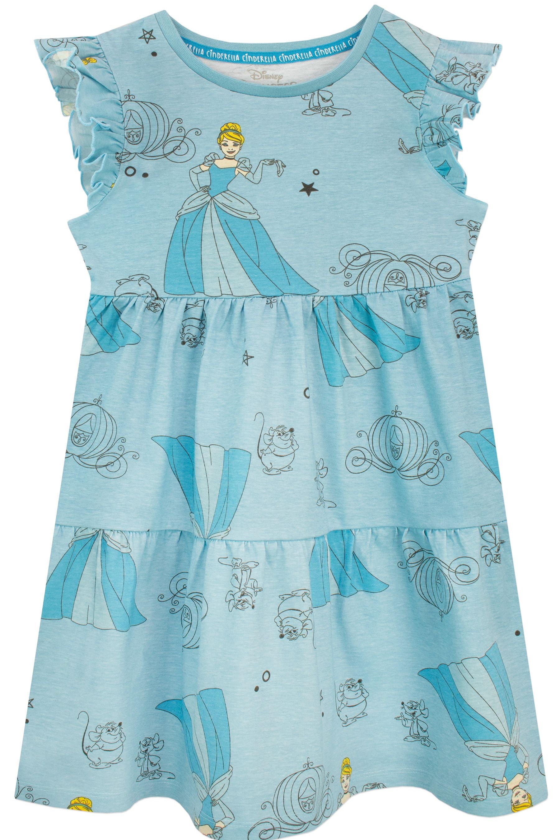 Character Blue Cinderella Disney Princess Dress