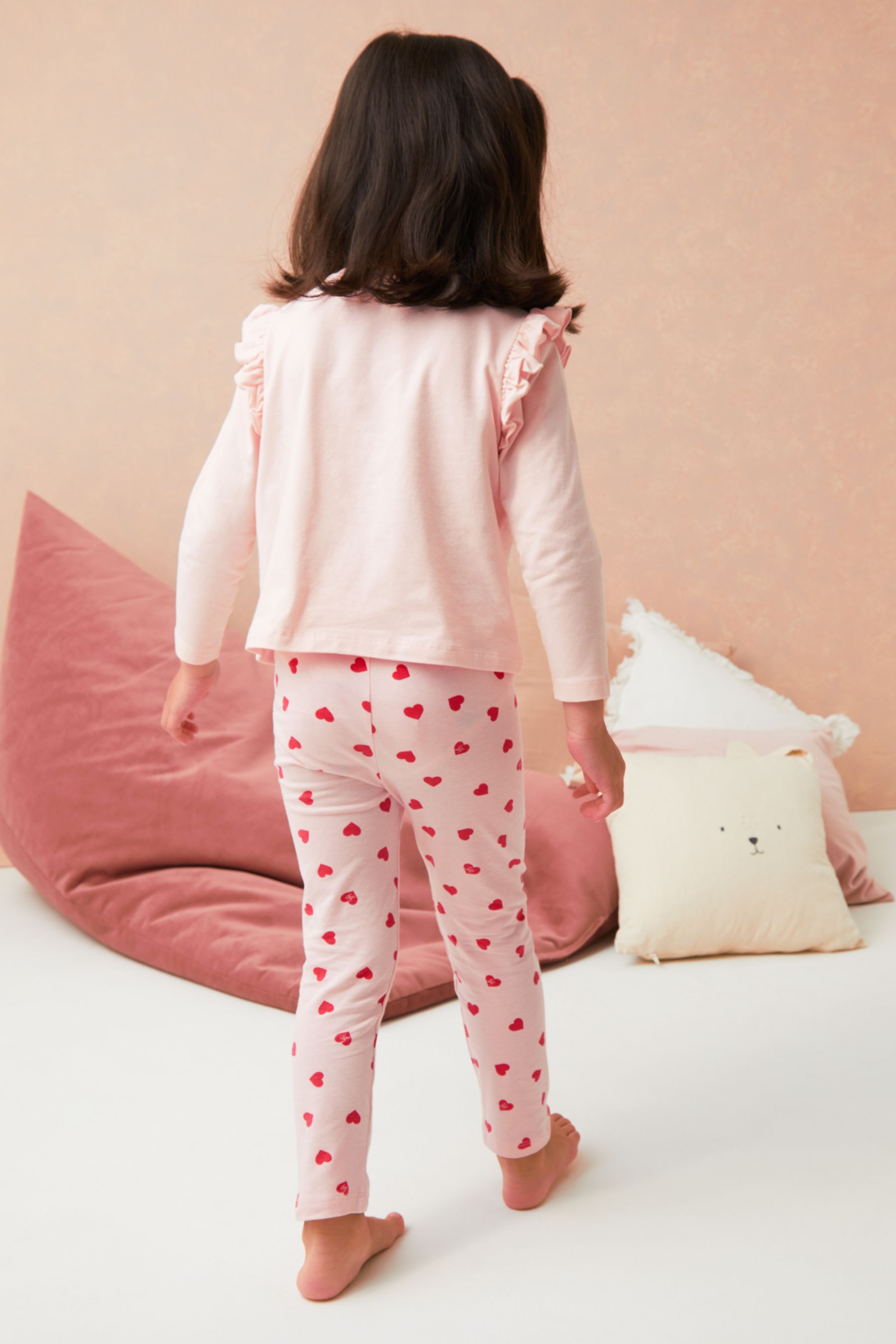 Pink Lipsy Mini Jersey Christmas Pyjamas