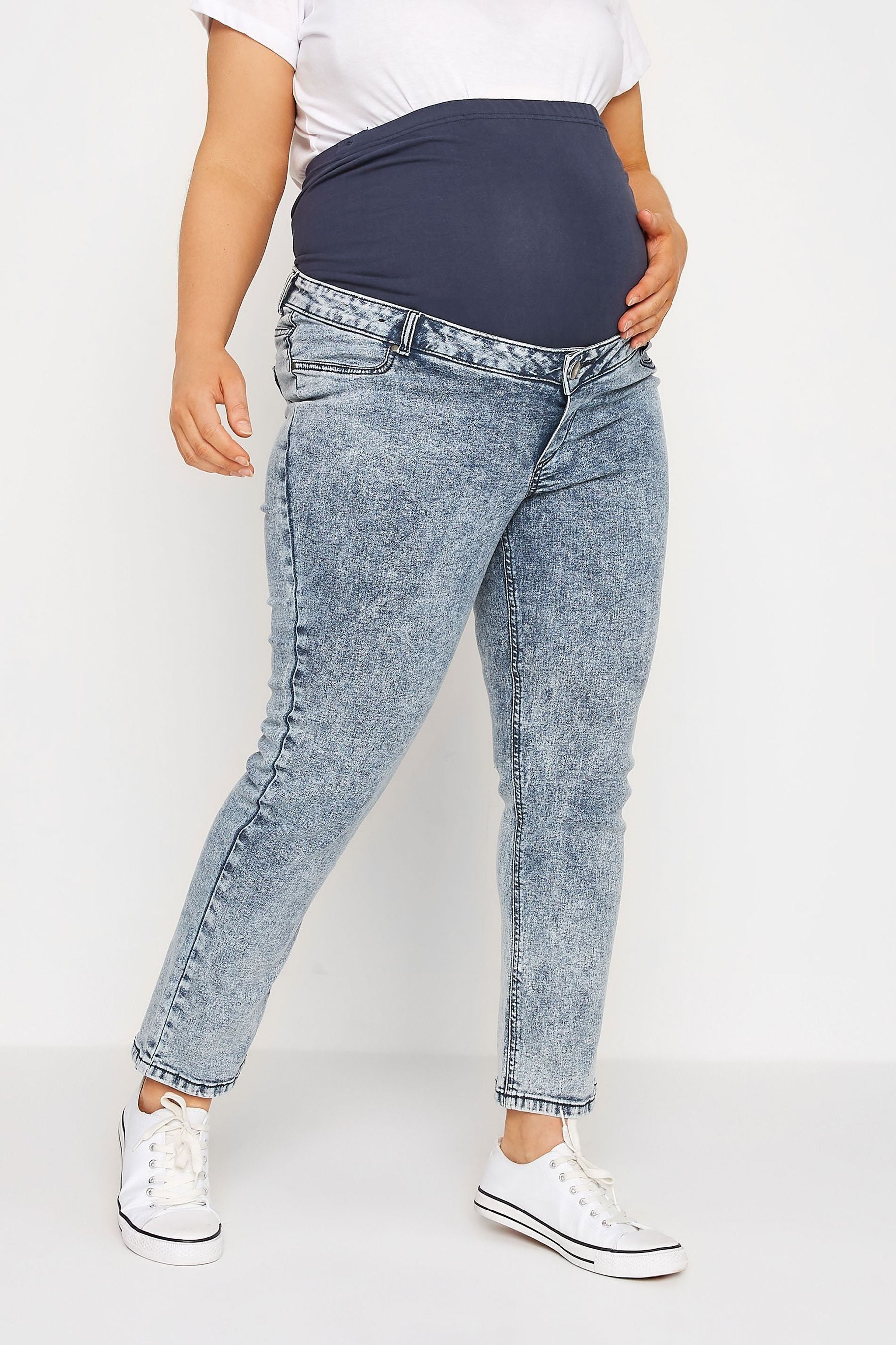 Blue Yours Curve Maternity Mom Jean