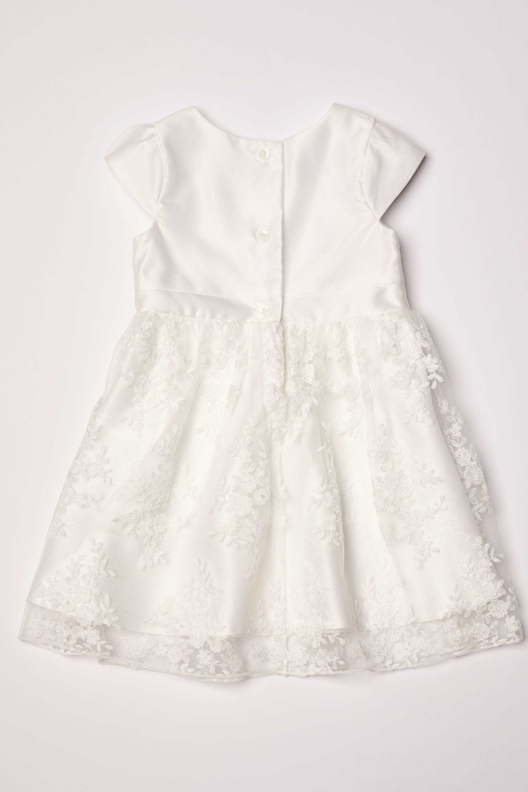 Ivory Lipsy Embroidered Skirt Occasion Dress