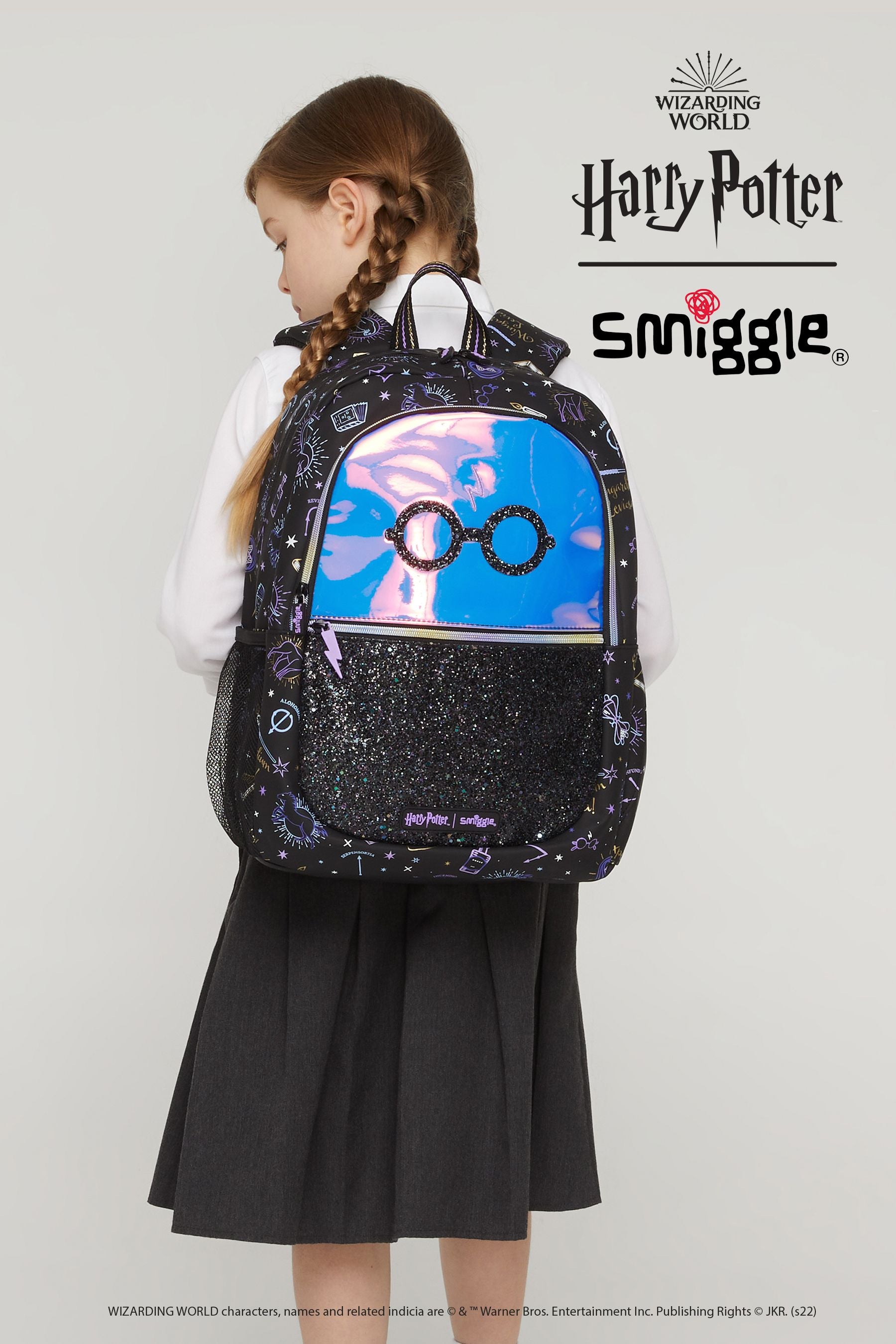 Purple Smiggle Harry Potter Classic Backpack