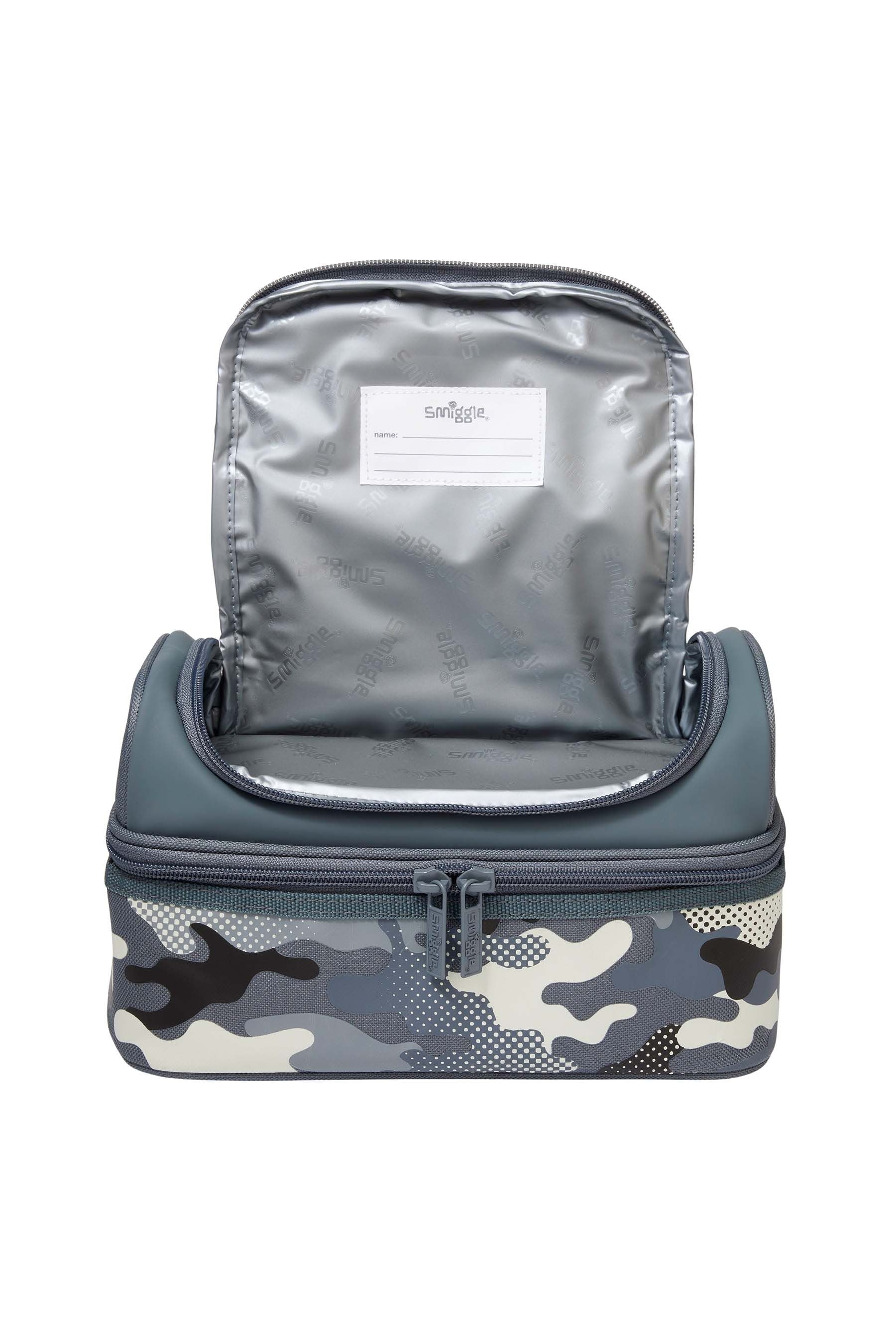 Grey Shark Smiggle Best Budz Double Decker Lunchbox