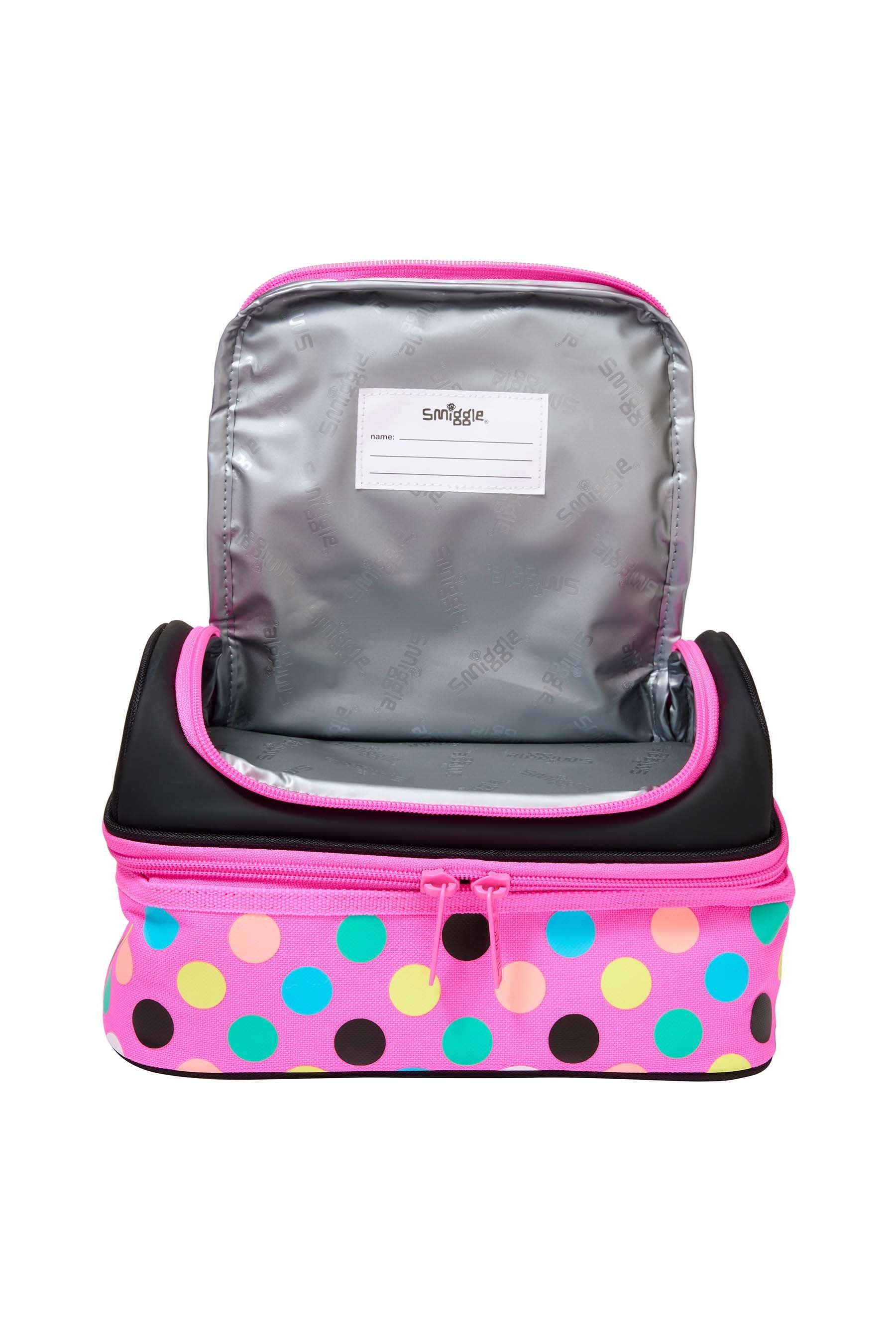 Black Panda Smiggle Best Budz Double Decker Lunchbox