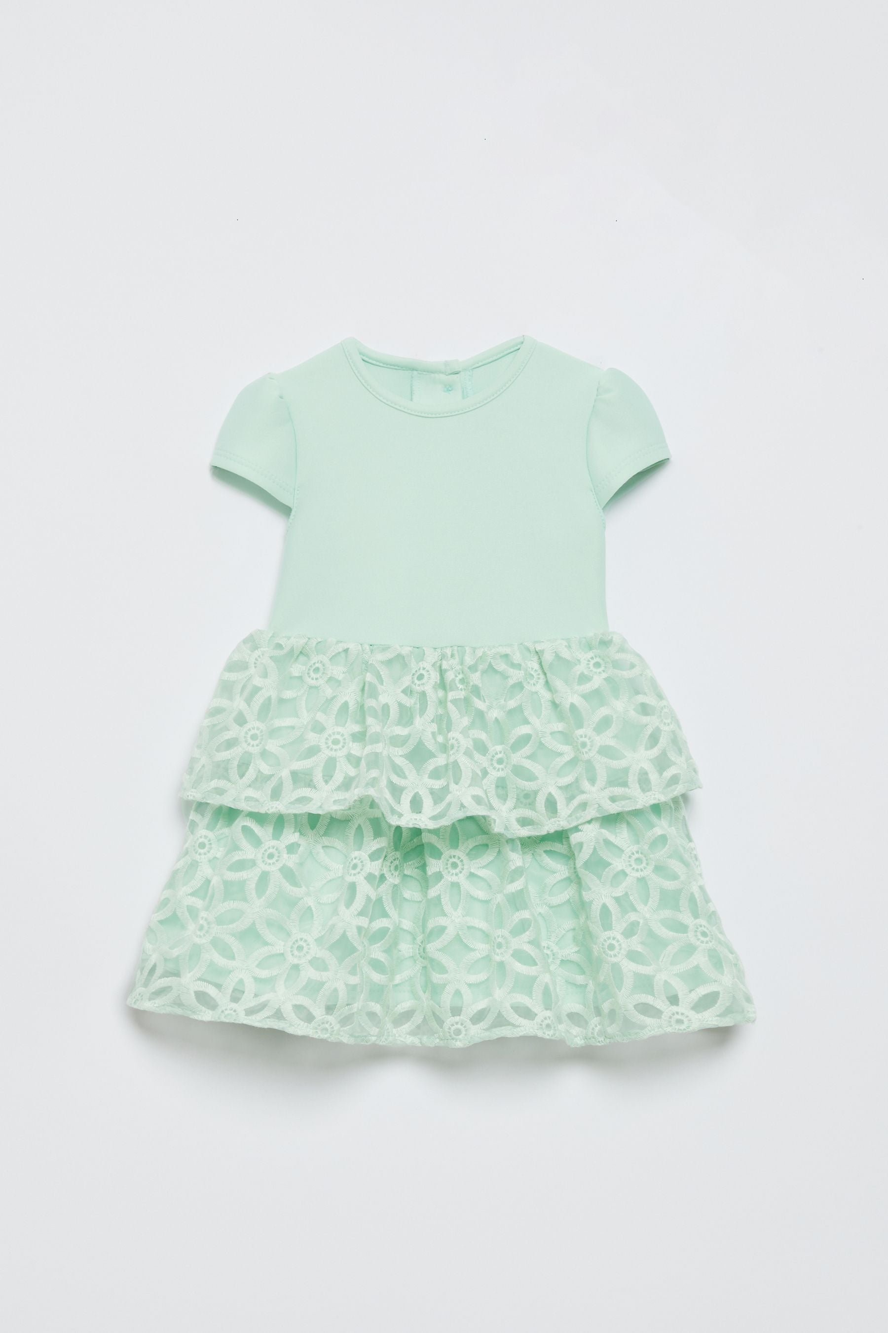 Green Lipsy Baby 2in1 Embroidered Dress