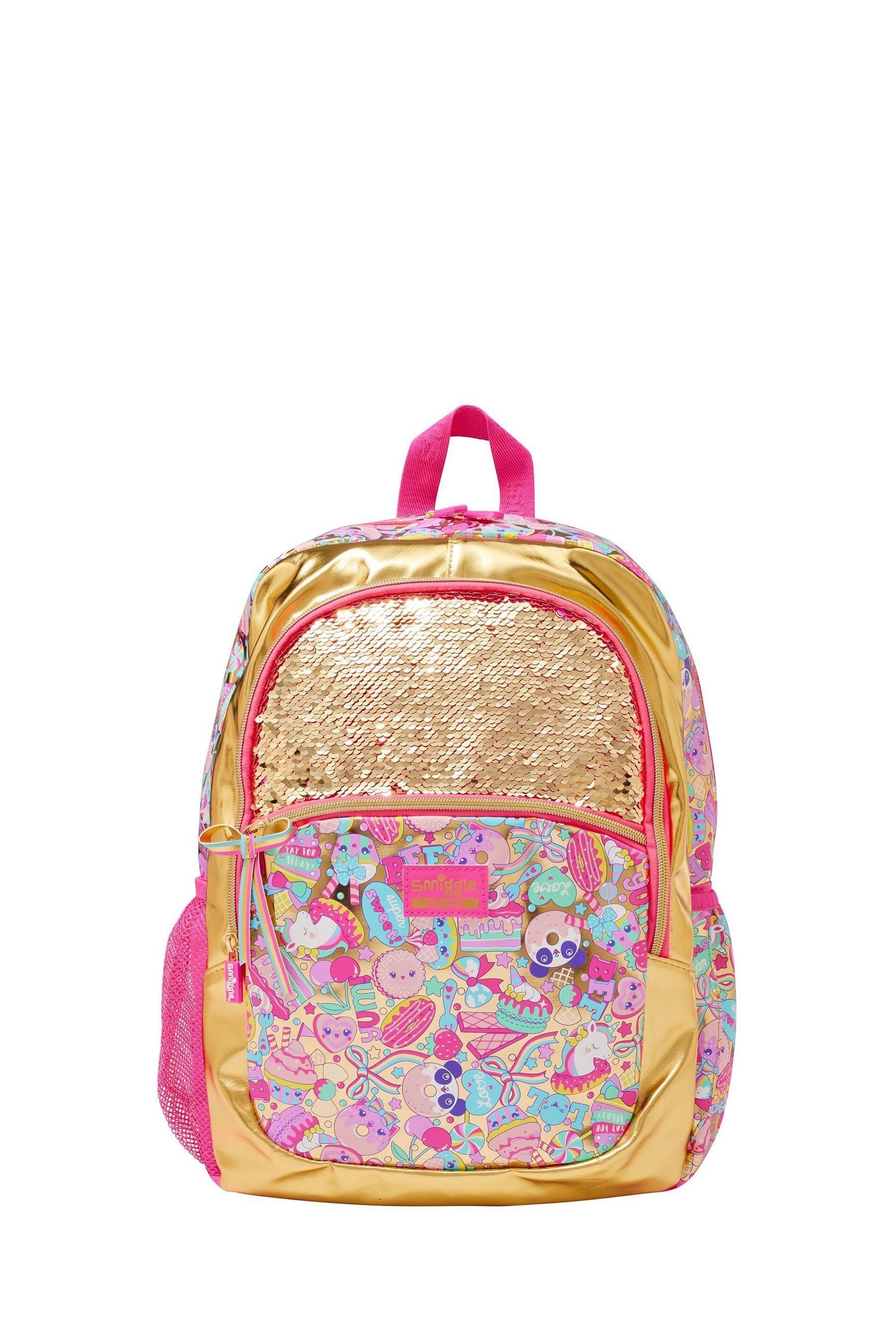 Gold Smiggle 20th Birthday Classic Backpack