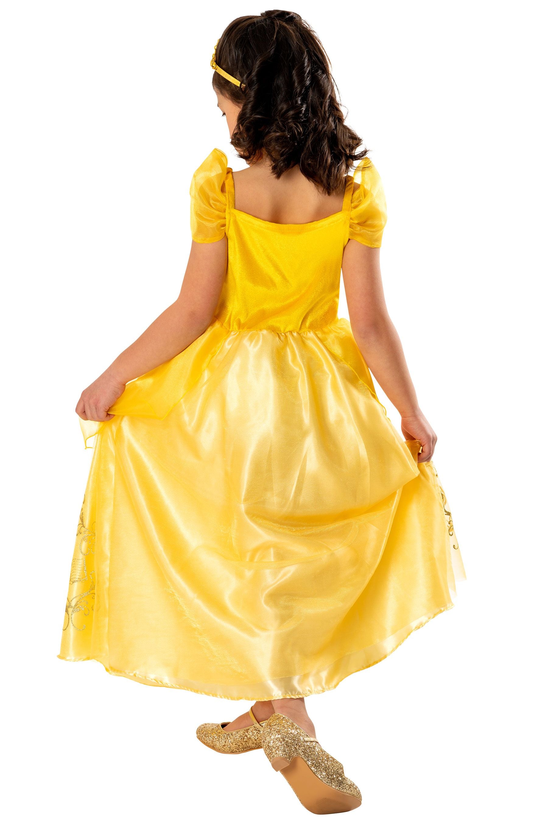 Character Yellow Belle Girls Disney Fancy Dress