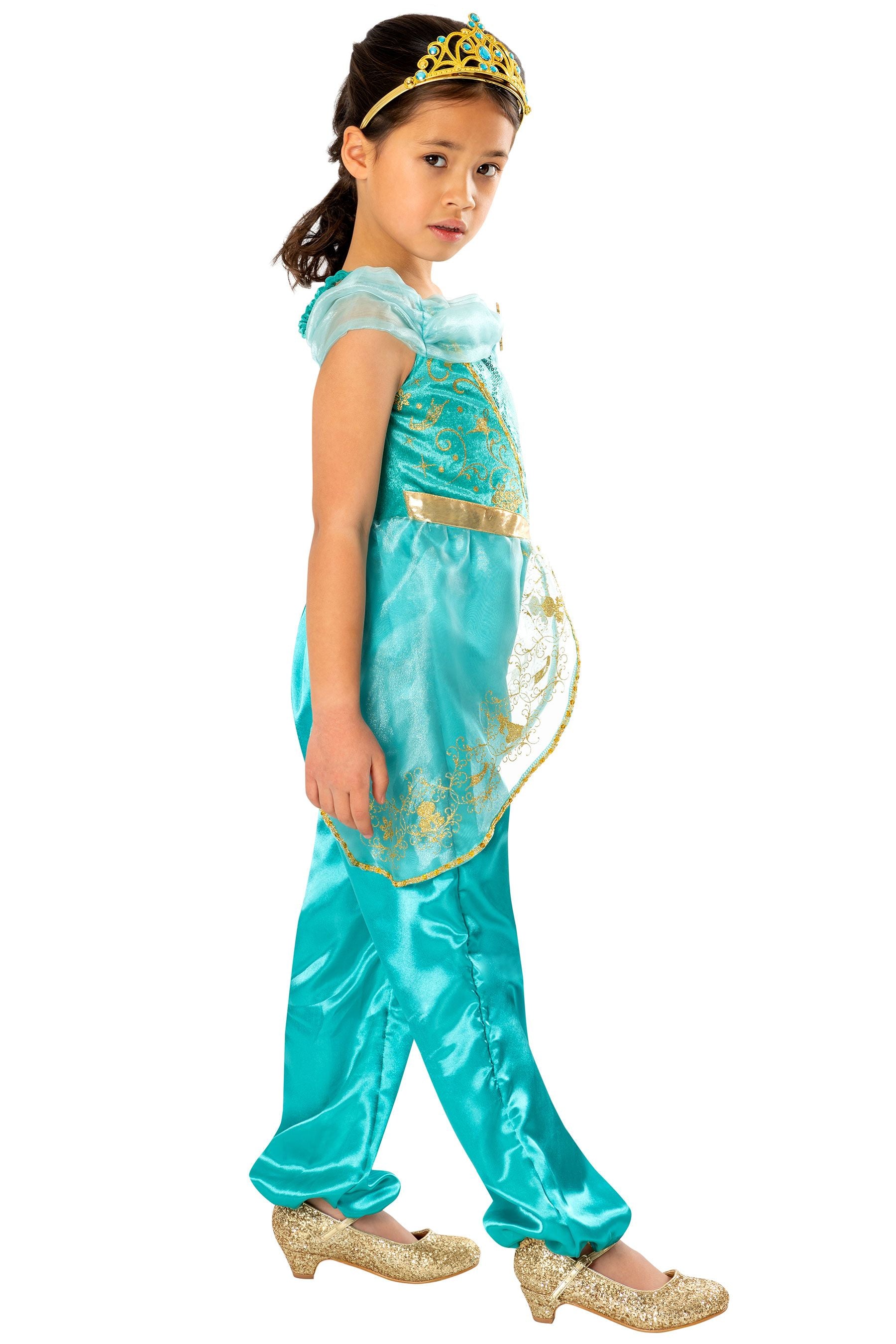 Character Green Jasmine Girls Disney Fancy Dress