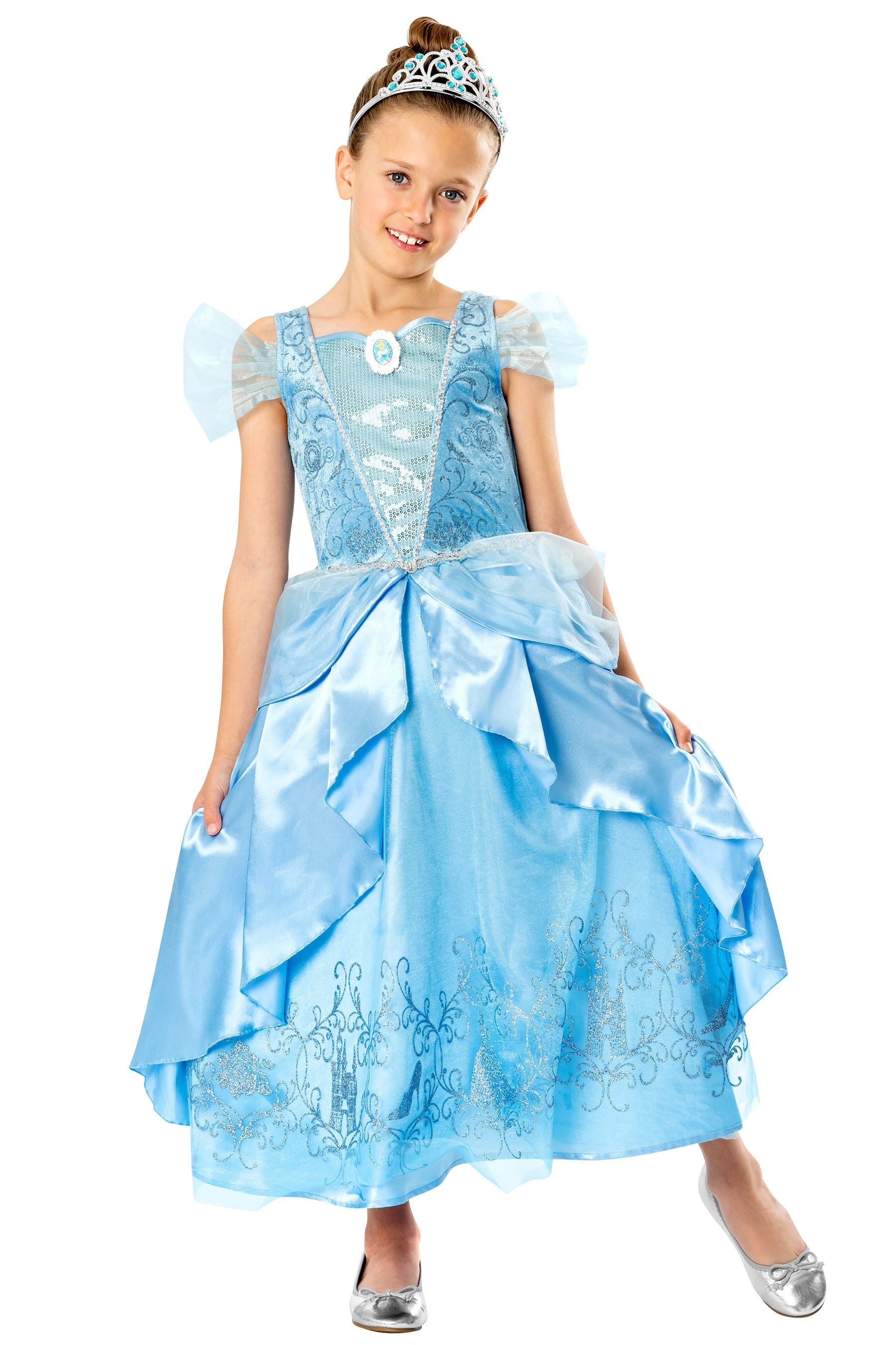 Character Blue Cinderella Girls Disney Fancy Dress