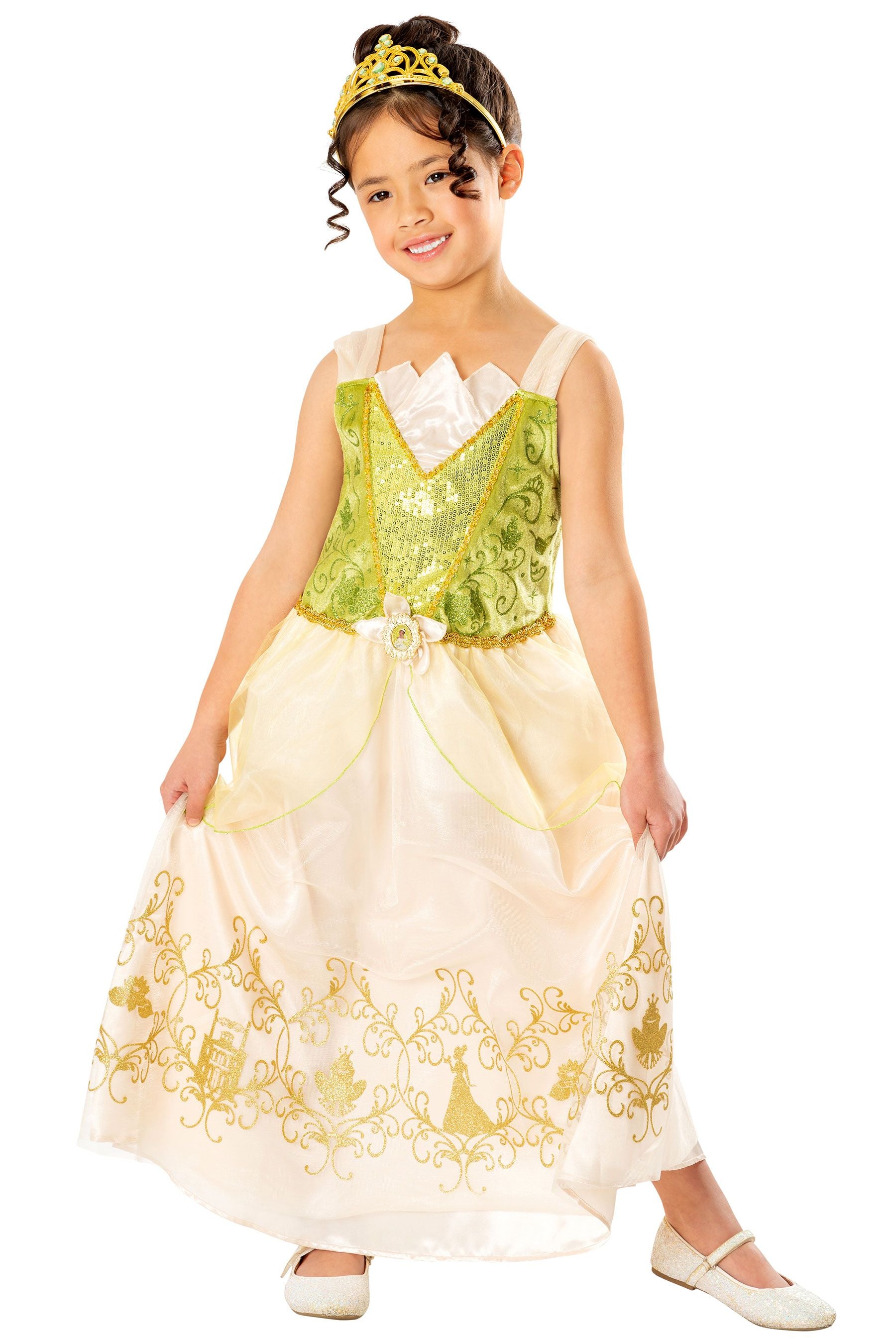 Character Green Princess and The Frog Girls Disney Fancy Dress