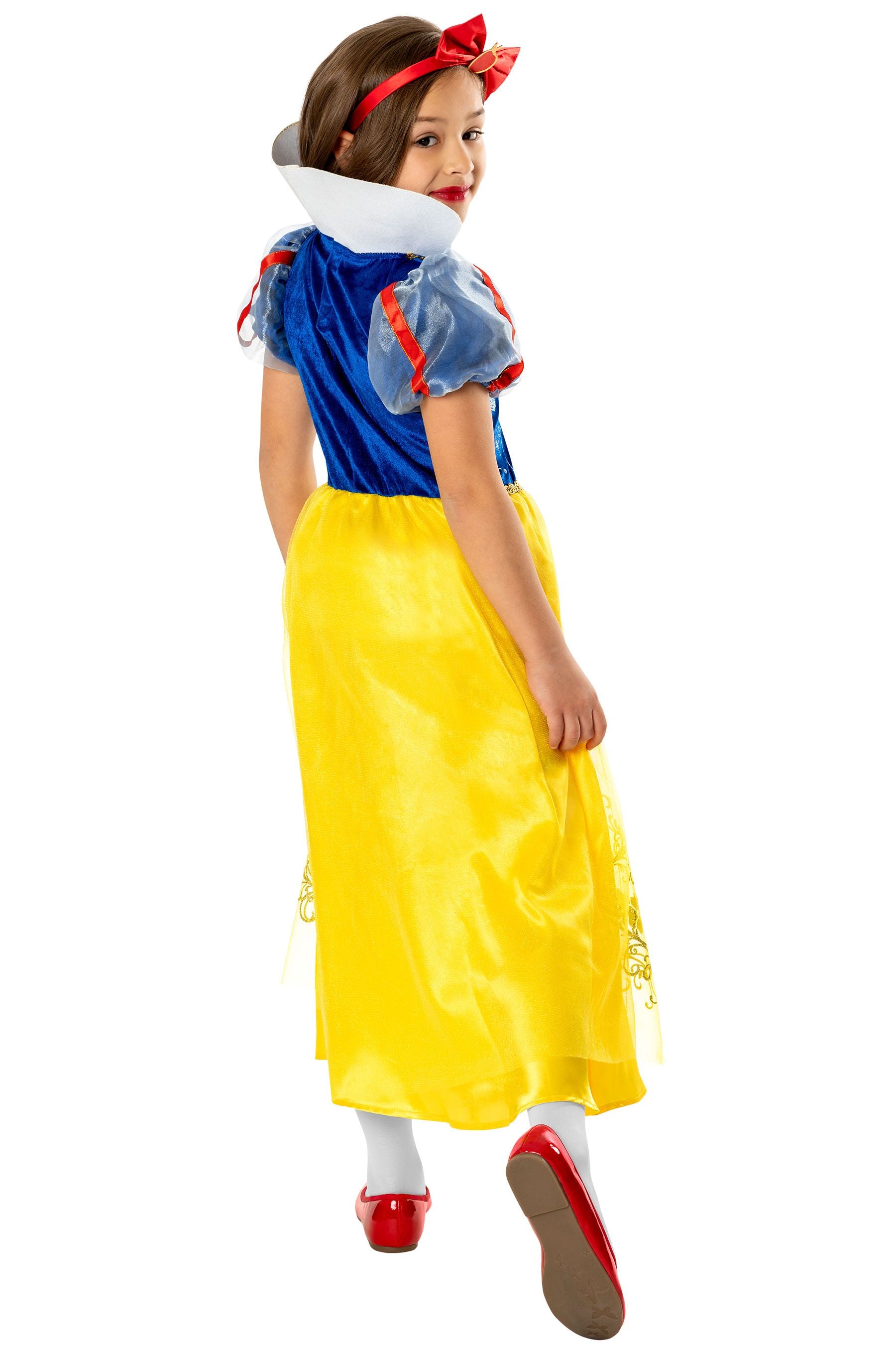 Character Yellow Snow White Girls Disney Fancy Dress