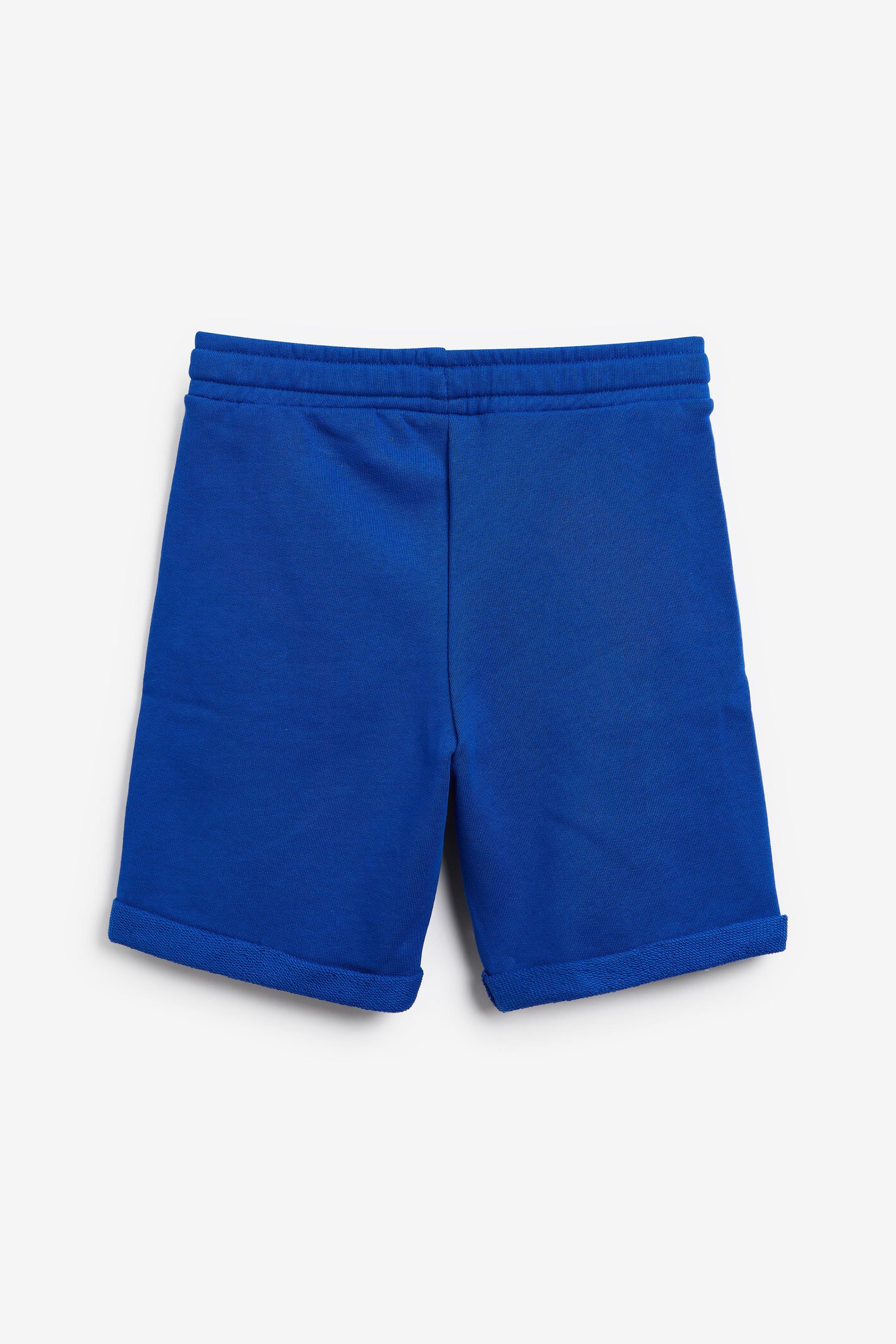 Blue Benetton Logo Shorts