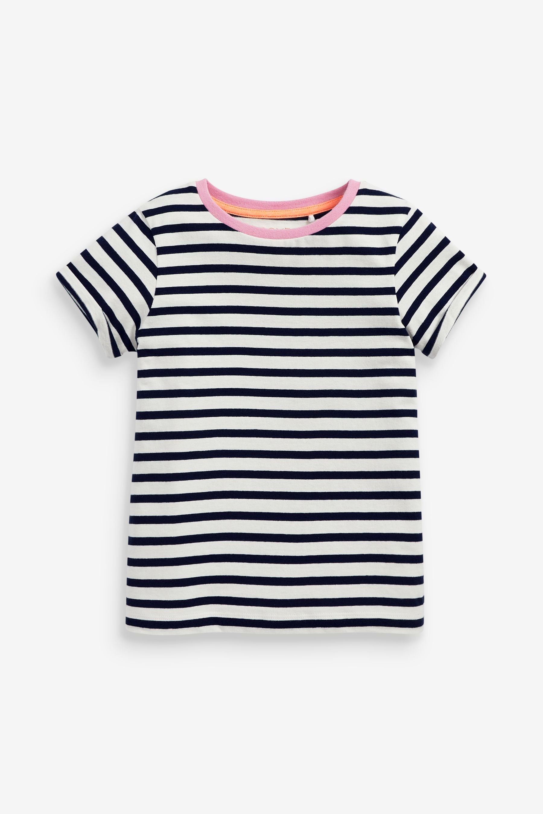 Multi 7 Pack Solid/Stripe T-Shirts (3-16yrs)