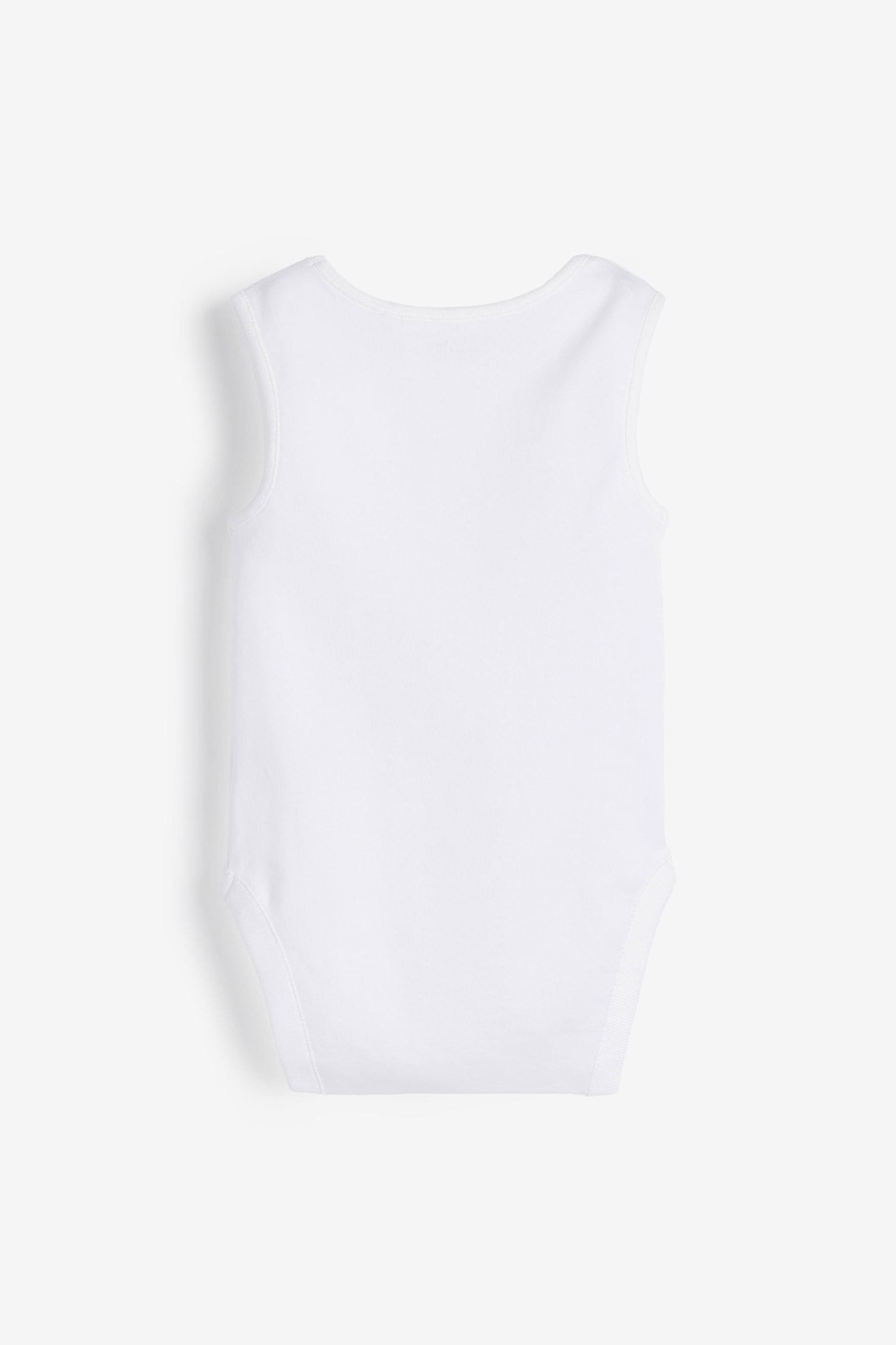 White 7 Pack Character Vests