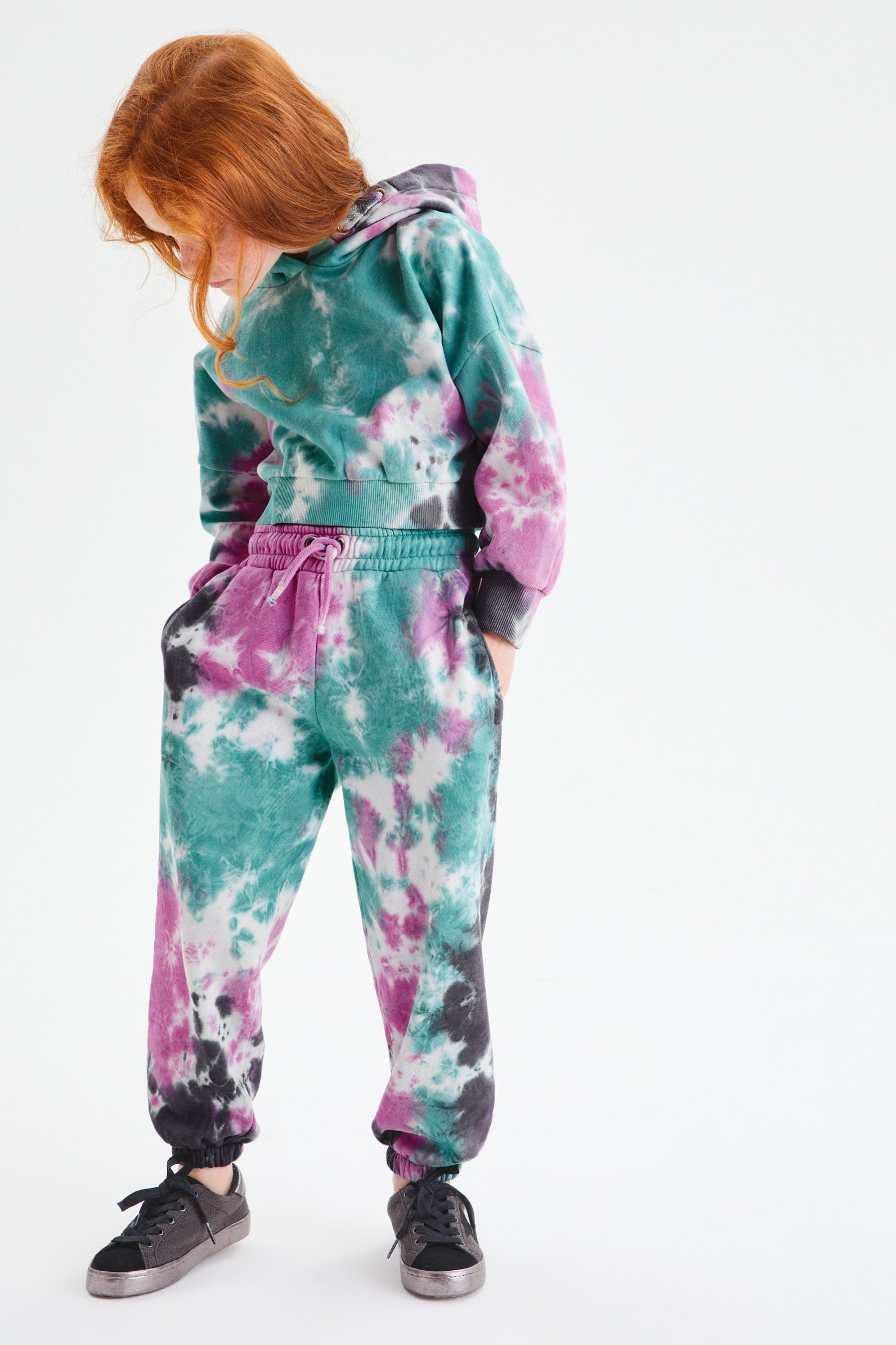 Bright Tie Dye Hoodie And Joggers Set (3-16yrs)