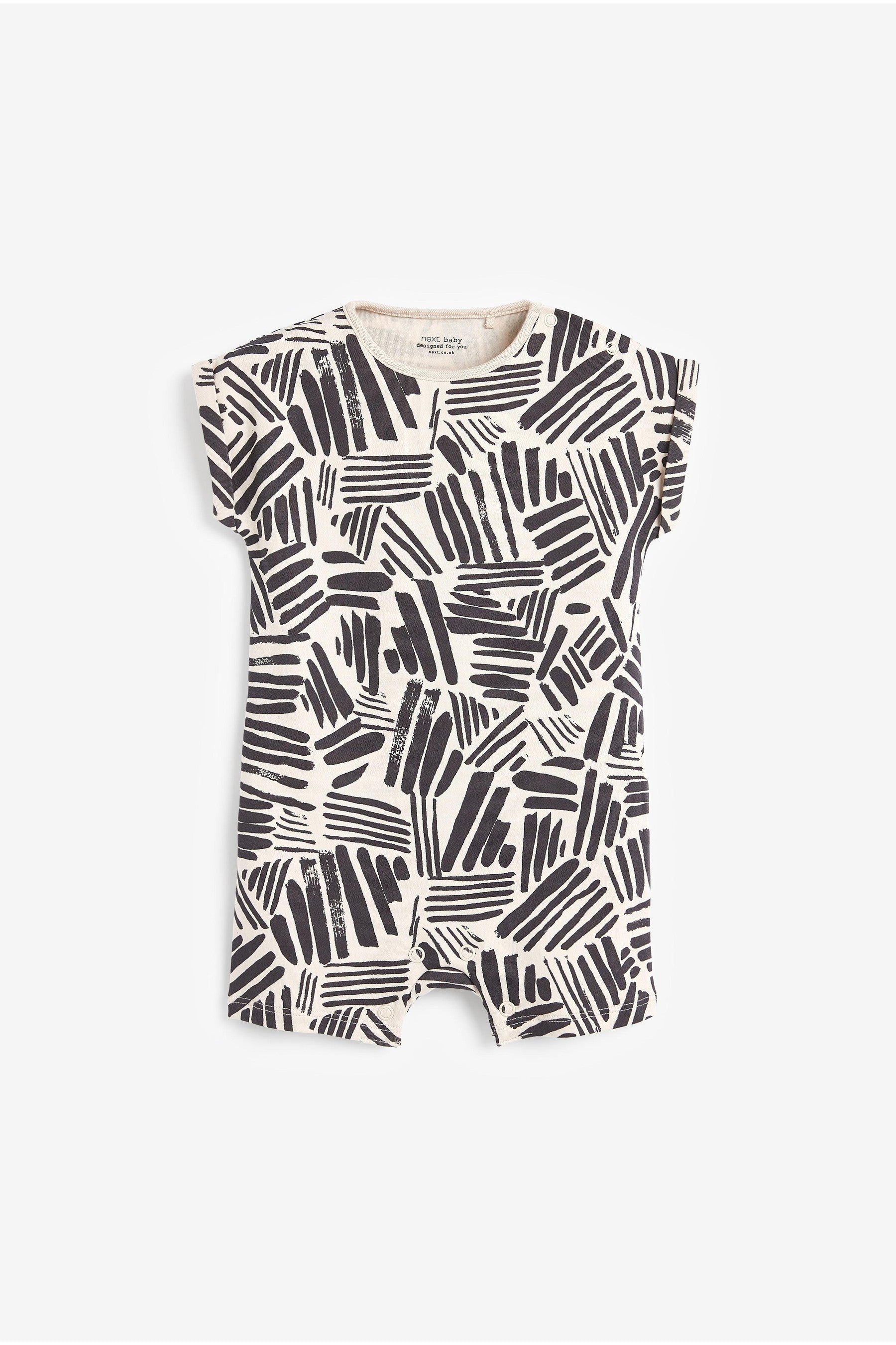 Monochrome 5 Pack Print Rompers (0mths-3yrs)