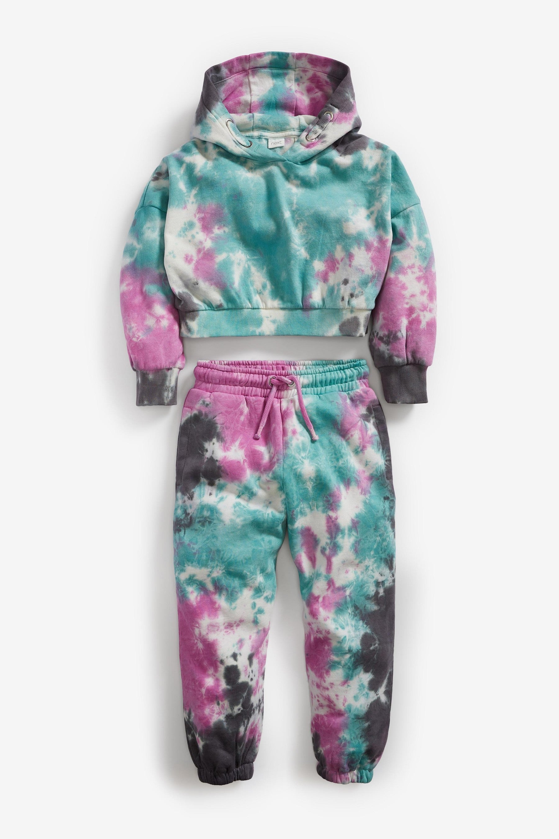 Bright Tie Dye Hoodie And Joggers Set (3-16yrs)