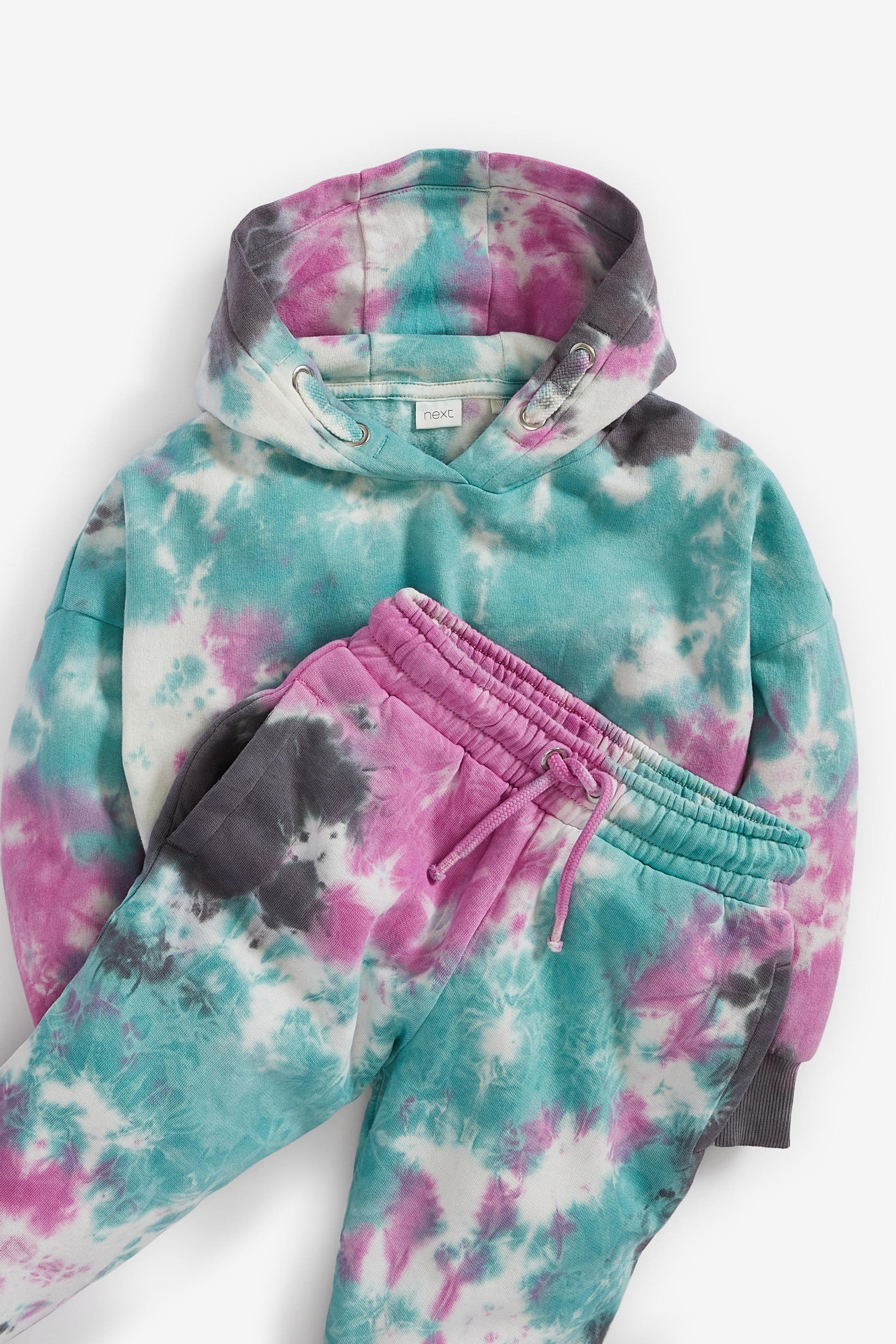 Bright Tie Dye Hoodie And Joggers Set (3-16yrs)