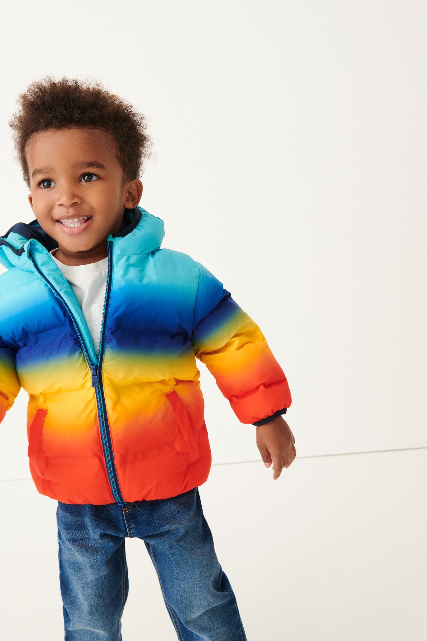 Rainbow Padded Coat (3mths-7yrs)