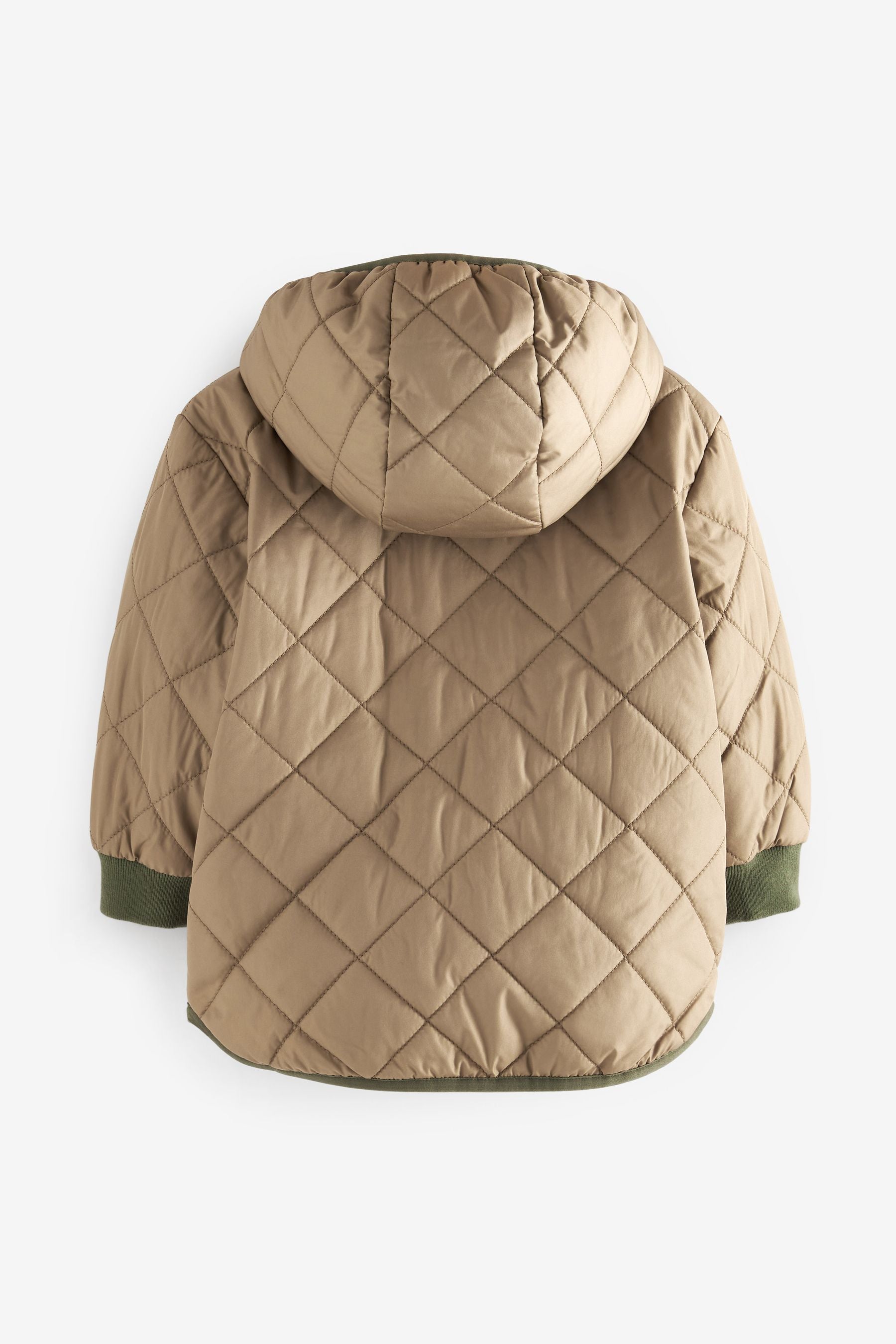 Stone Natural Quilted Coat (3mths-7yrs)