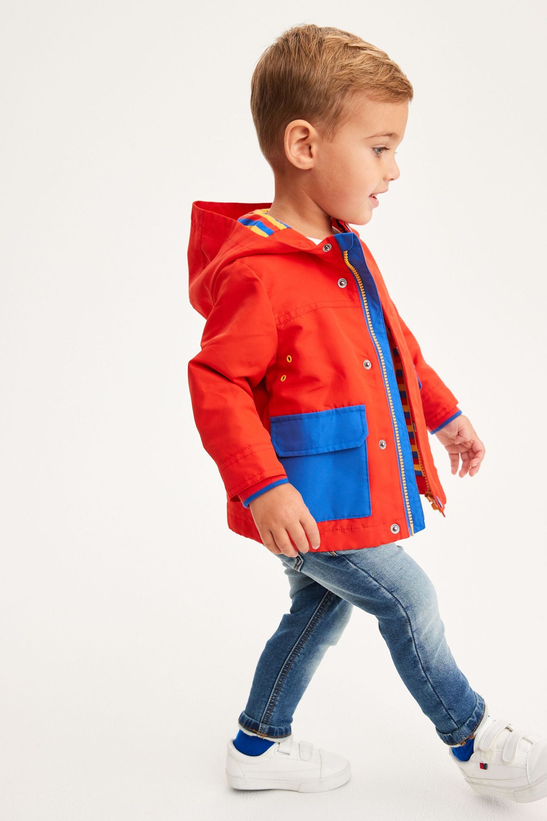 Red Shower Resistant Jacket (3mths-7yrs)