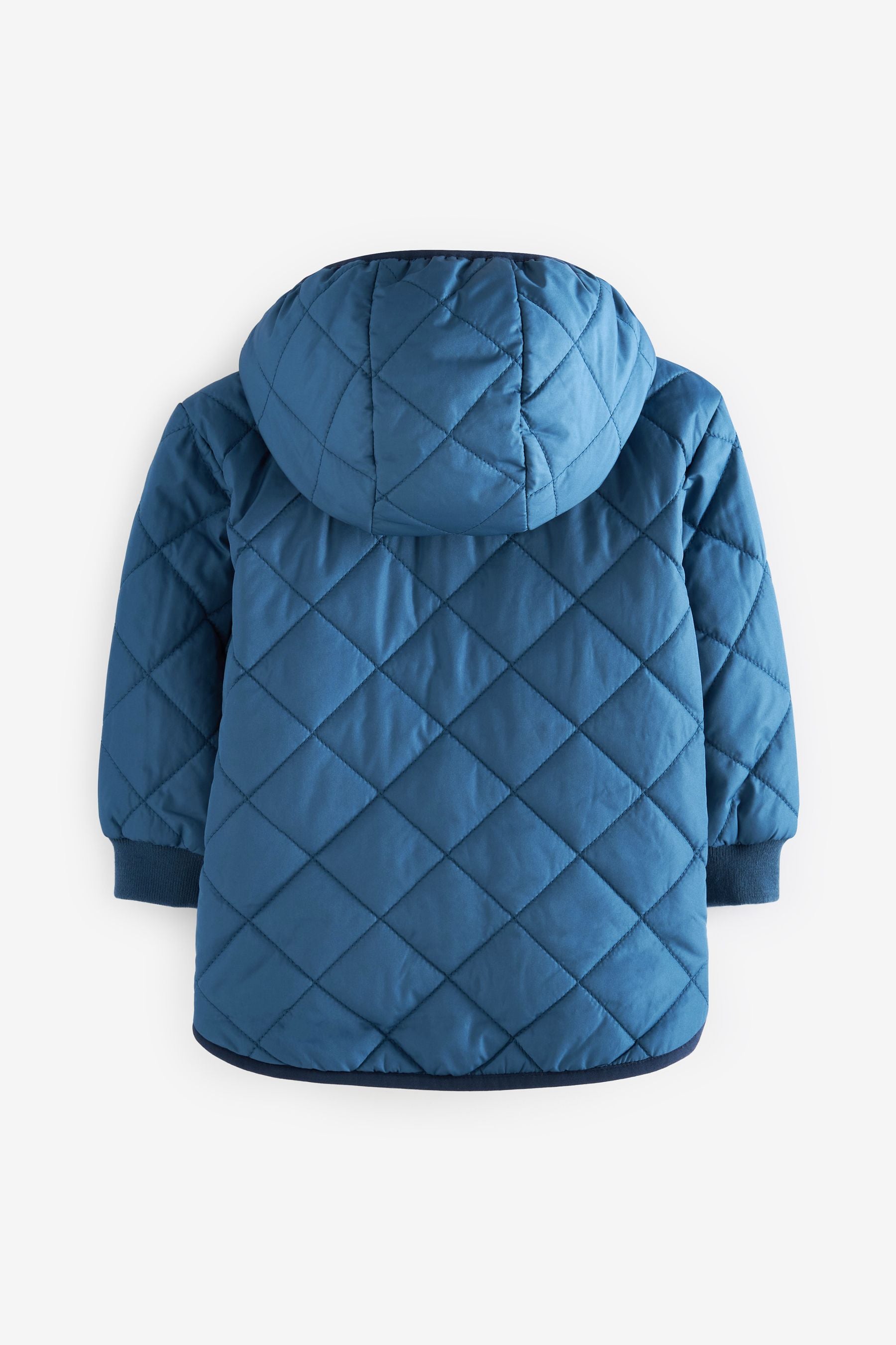 Blue Quilted Coat (3mths-7yrs)