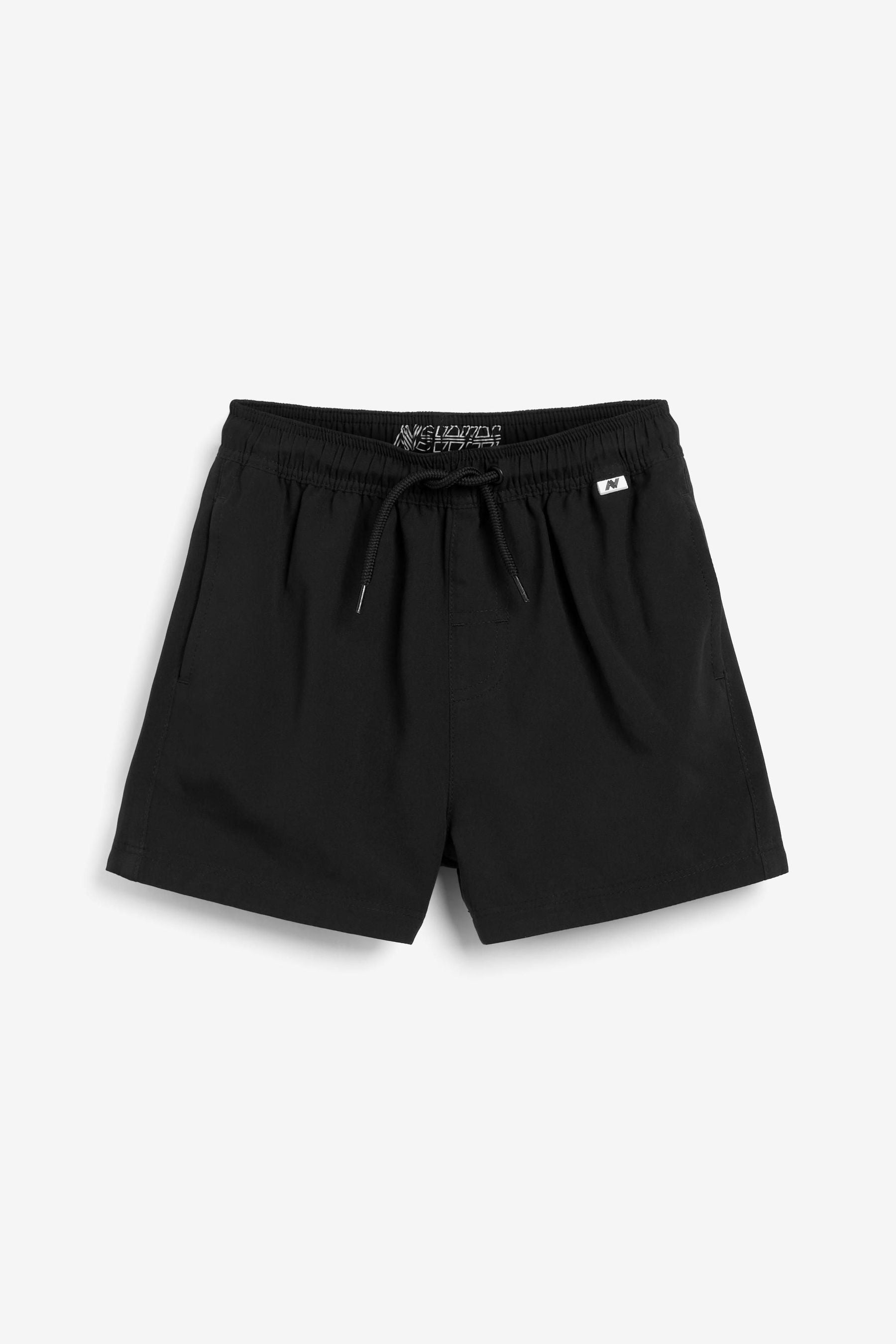 Black Shorter Length Swim Shorts (1.5-16yrs)