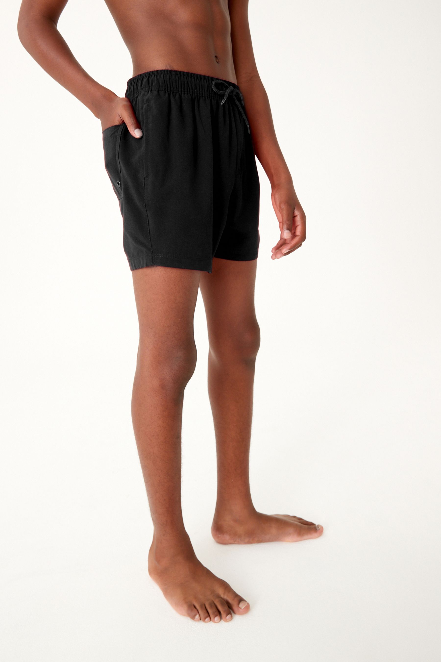 Black Shorter Length Swim Shorts (1.5-16yrs)