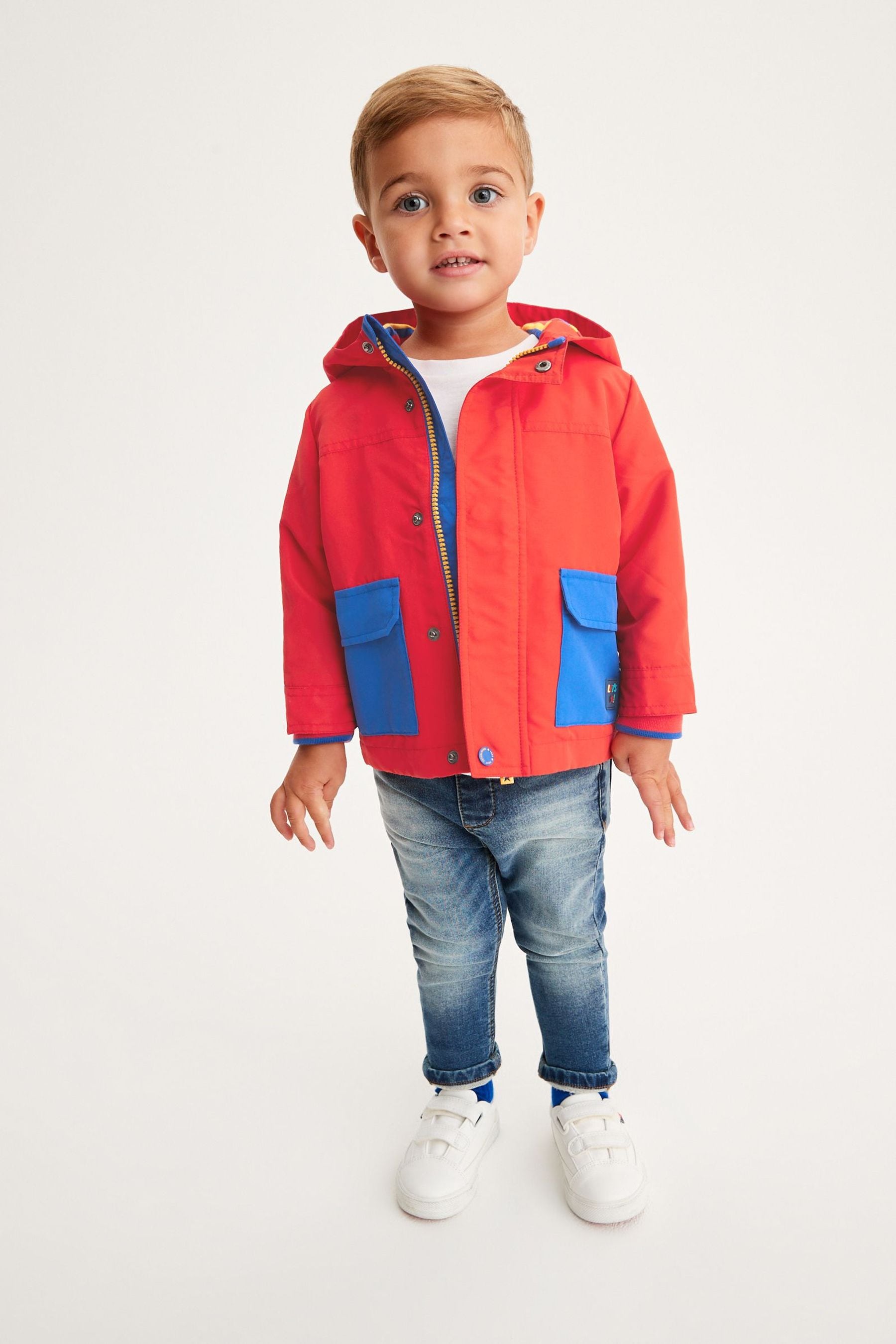 Red Shower Resistant Jacket (3mths-7yrs)