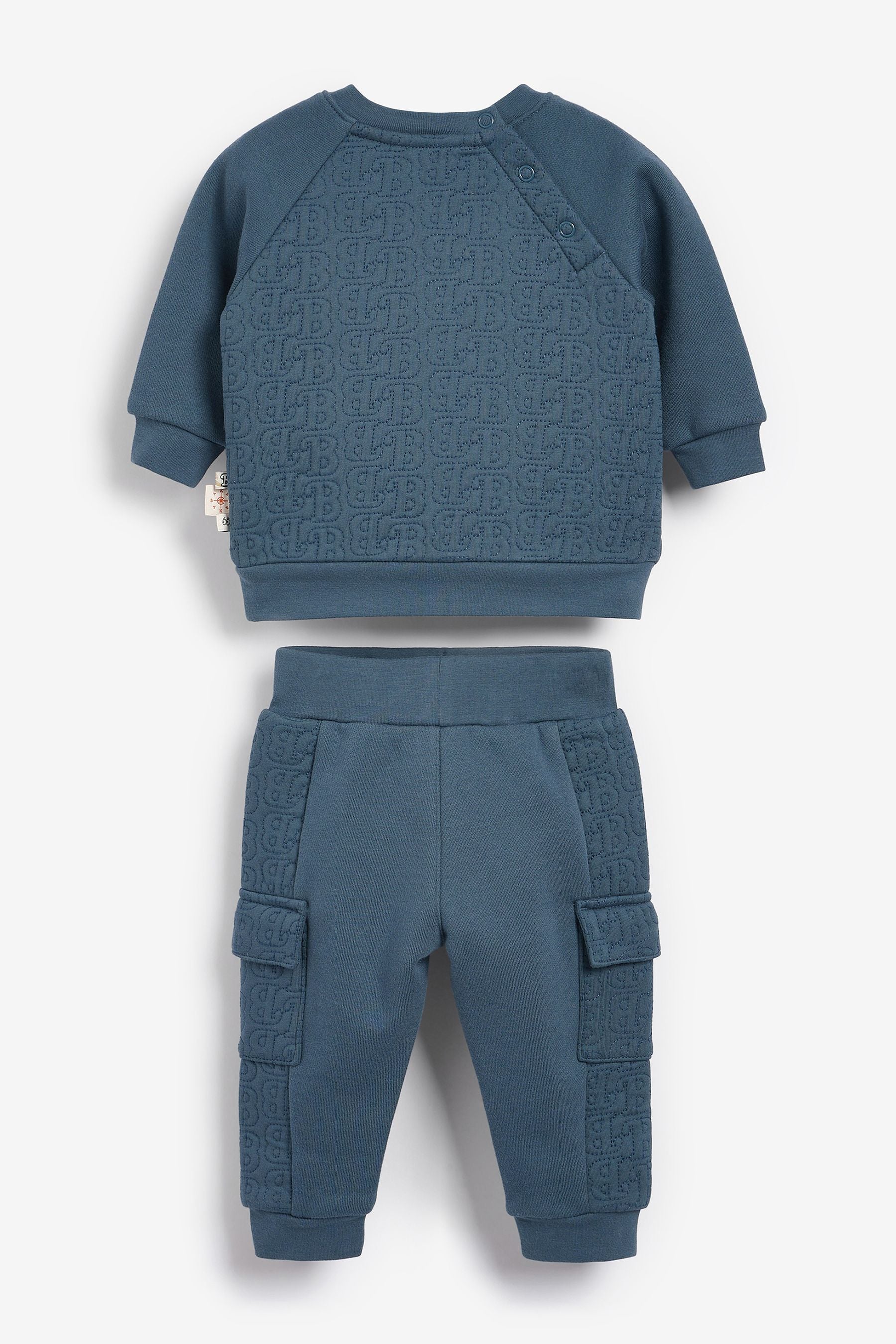 Baker by Ted Baker Navy Quilted Tracksuit