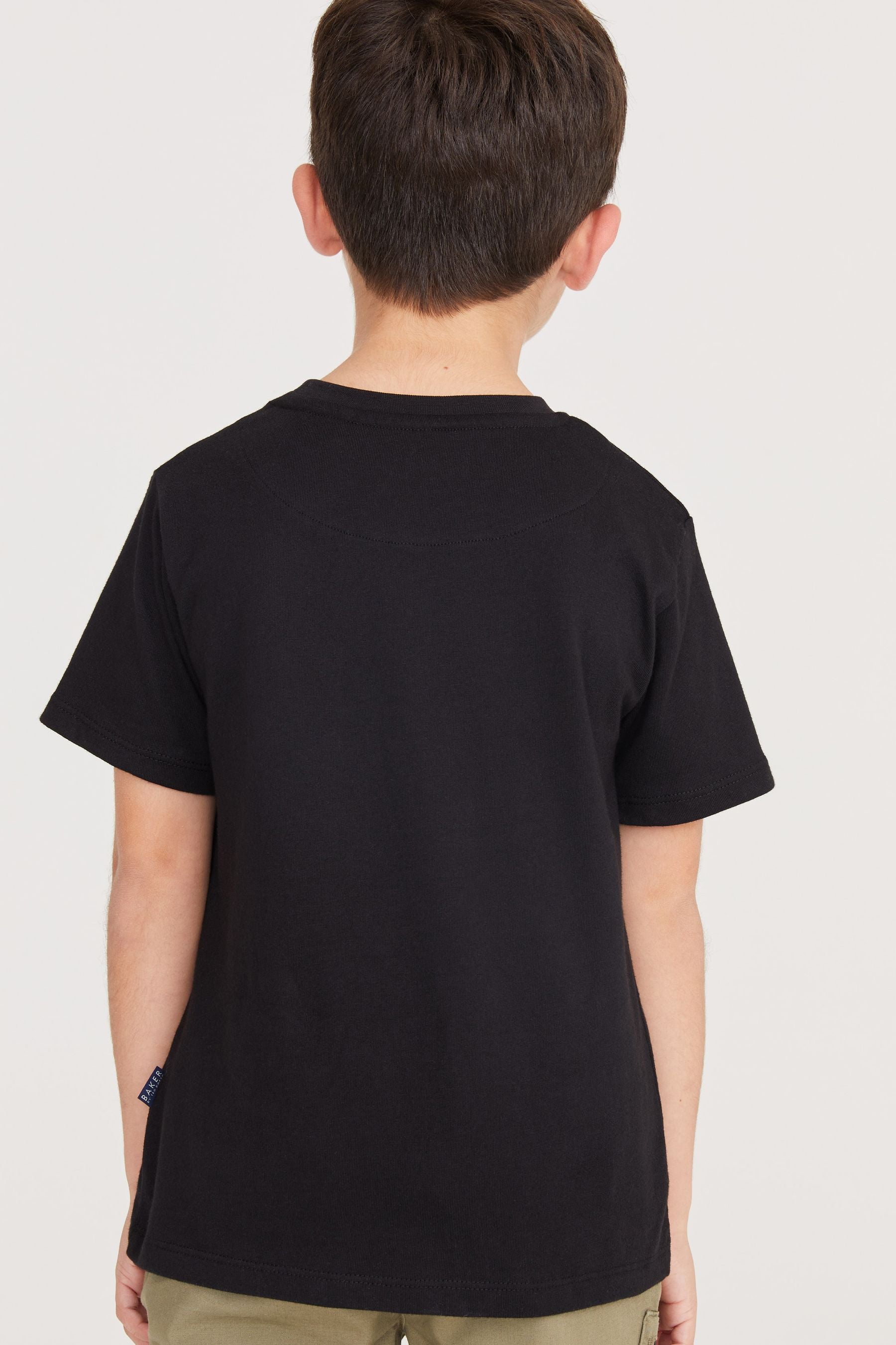 Baker by Ted Baker Black Reflective T-Shirt