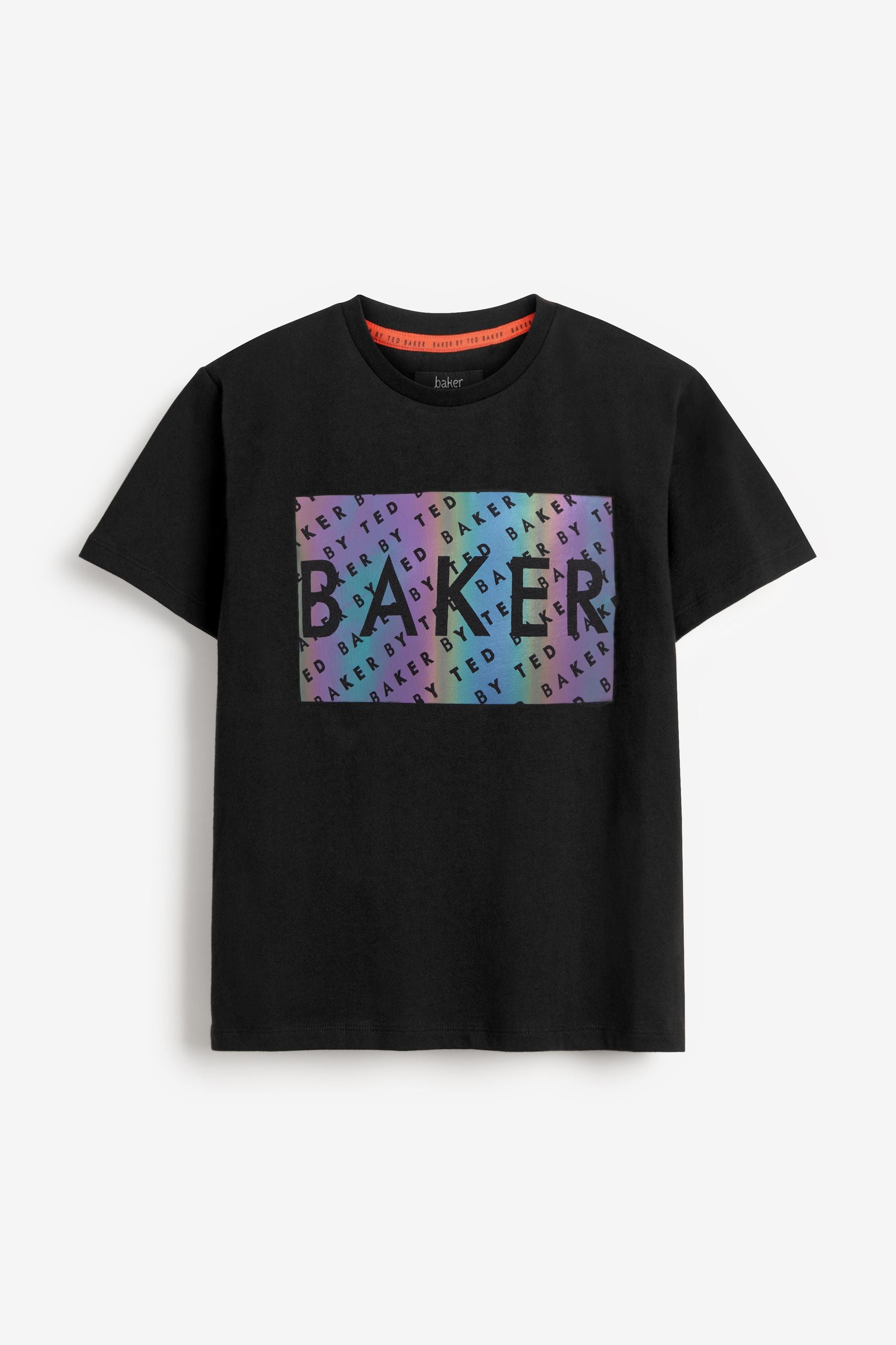 Baker by Ted Baker Black Reflective T-Shirt