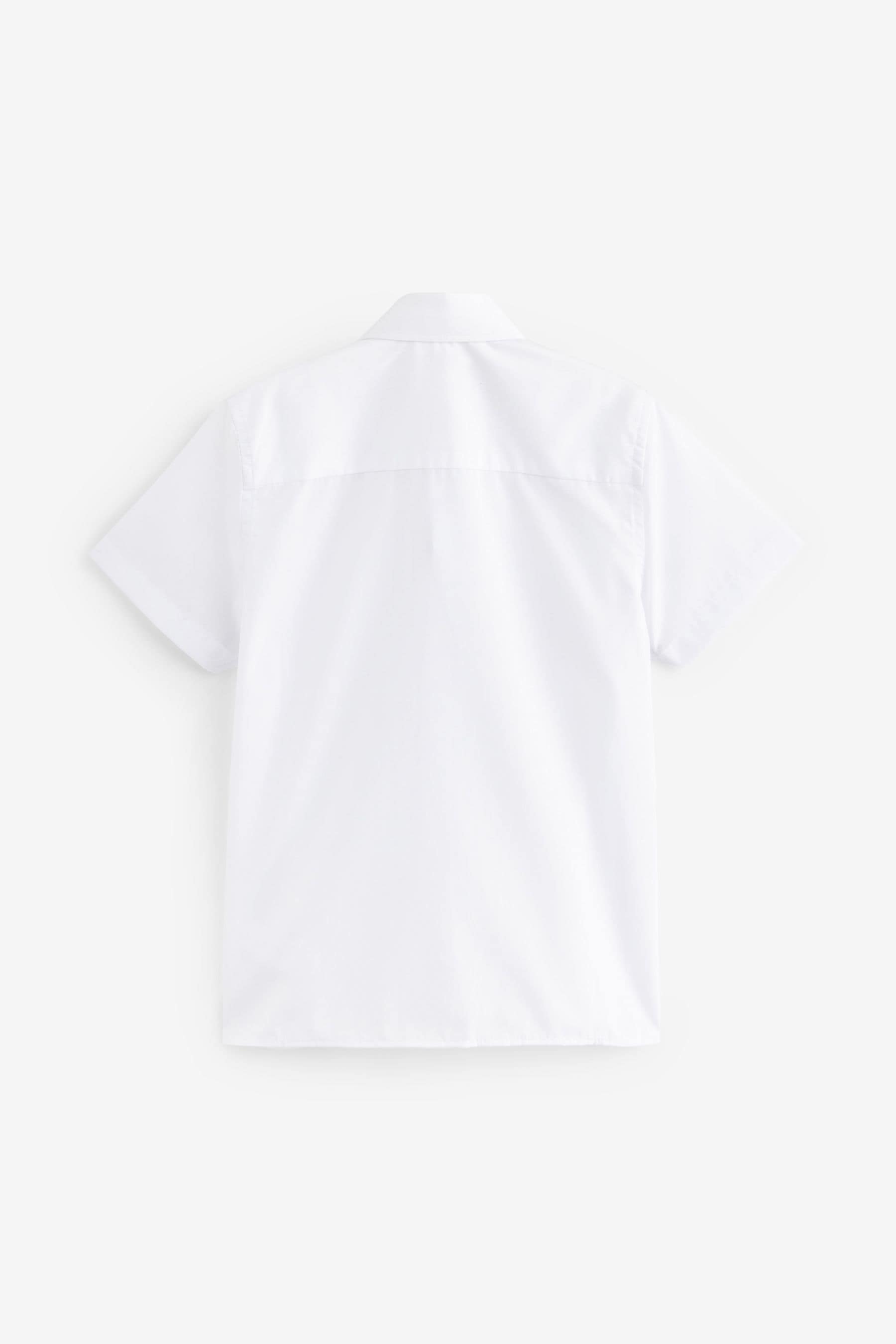 White 5 Pack Short Sleeve School Shirts (3-17yrs)