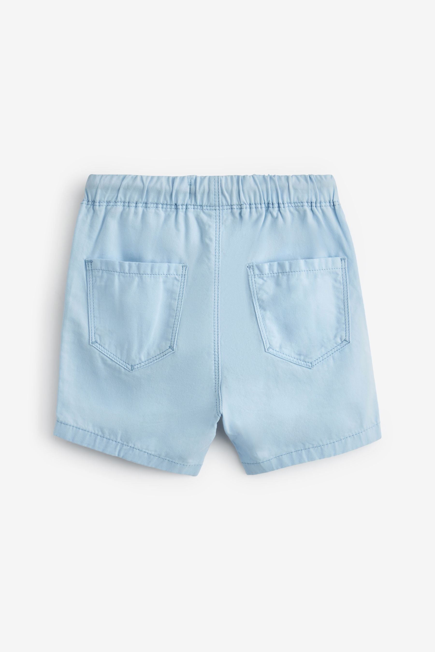 Light Blue Pull-On Shorts (3mths-7yrs)