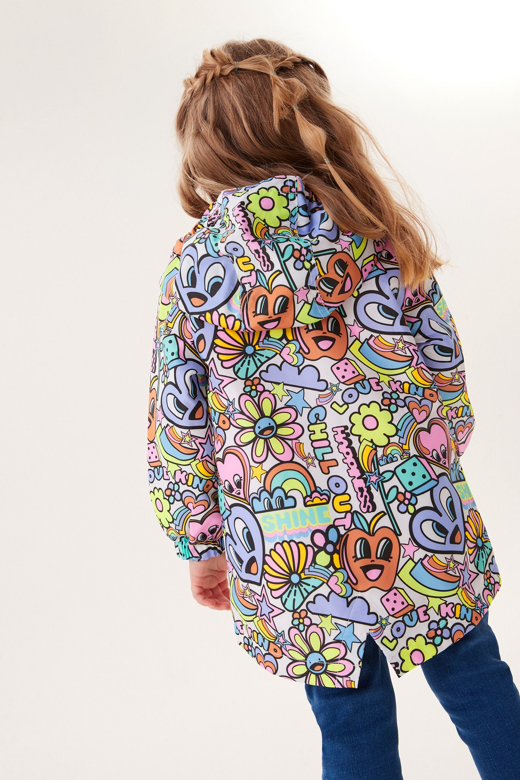 Bright Character Shower Resistant Printed Cagoule (3mths-7yrs)