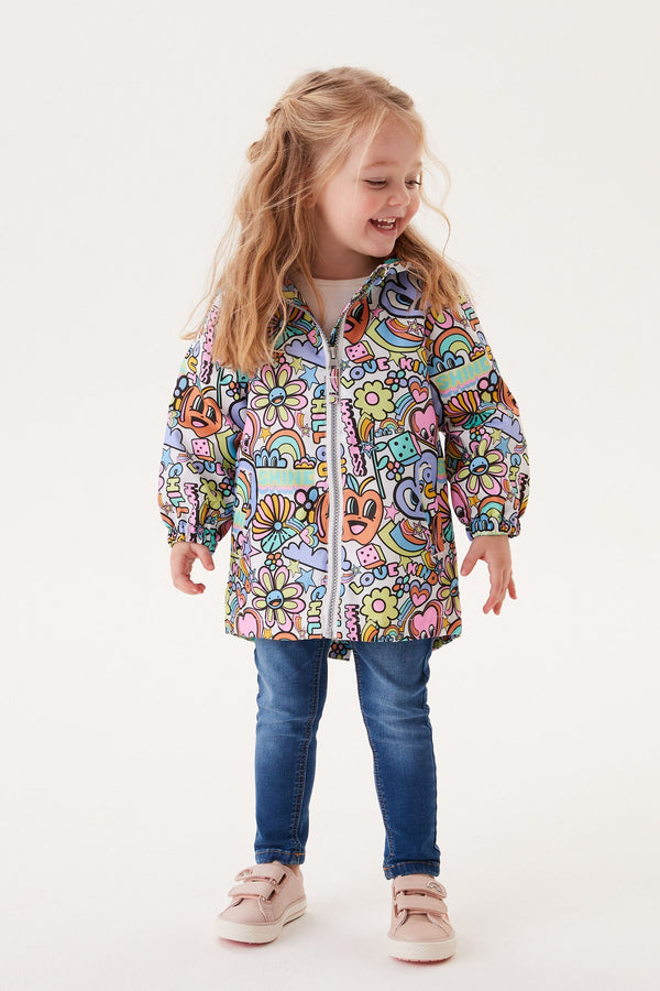 Bright Character Shower Resistant Printed Cagoule (3mths-7yrs)