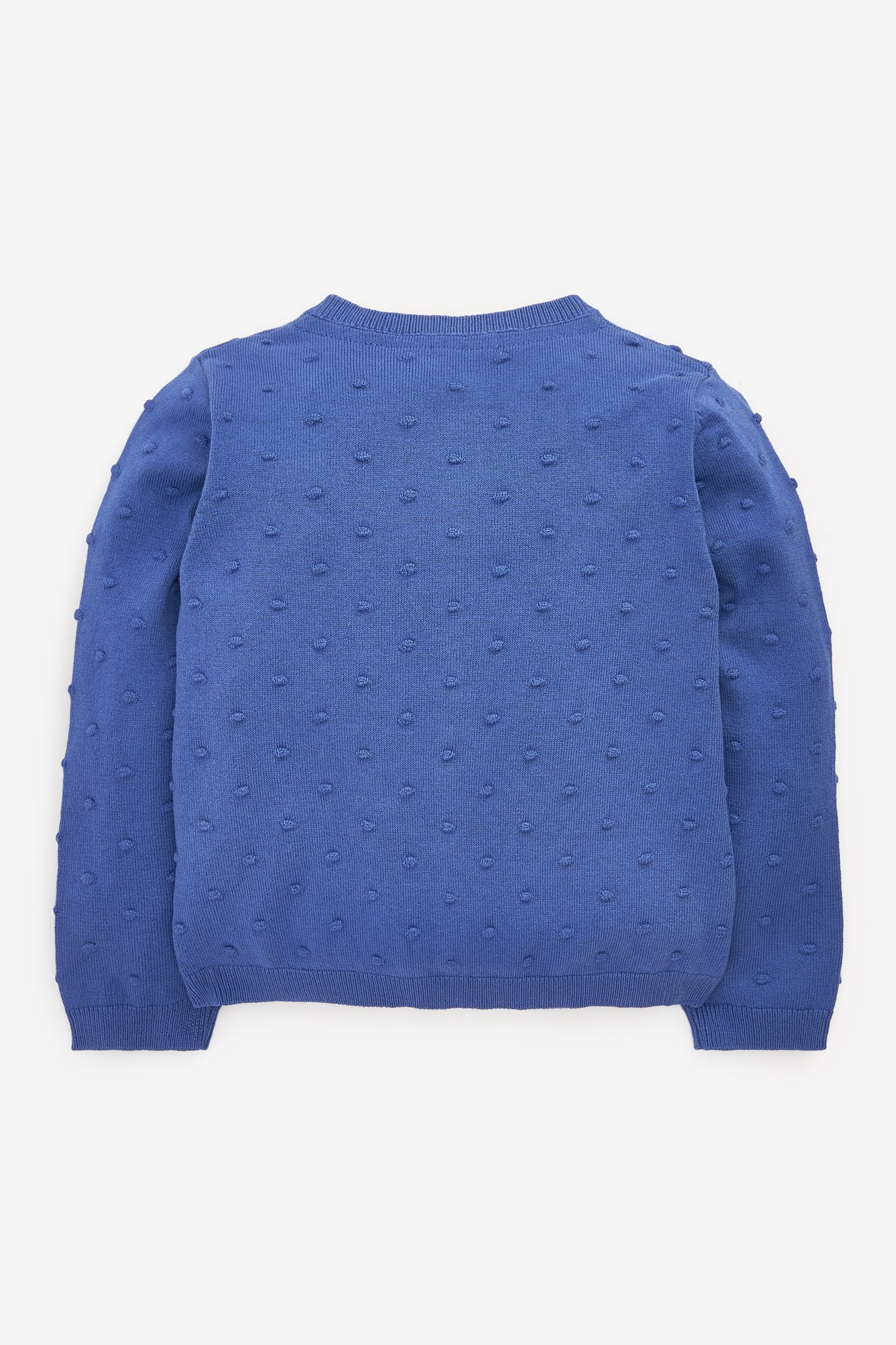 Cobalt Blue Bobble Cardigan (3mths-10yrs)