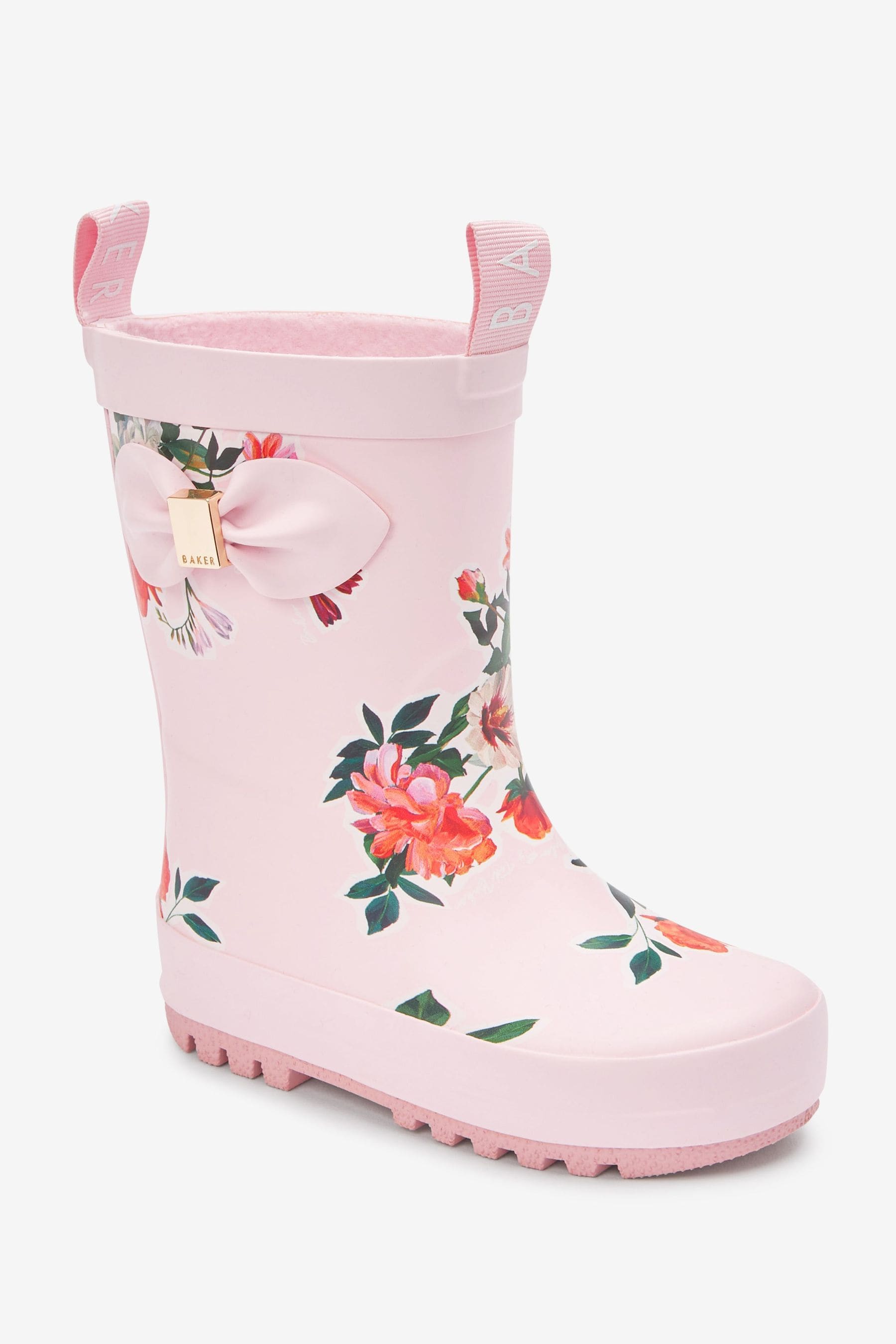 Pale Pink Baker by Ted Baker Pale Pink Floral Welly