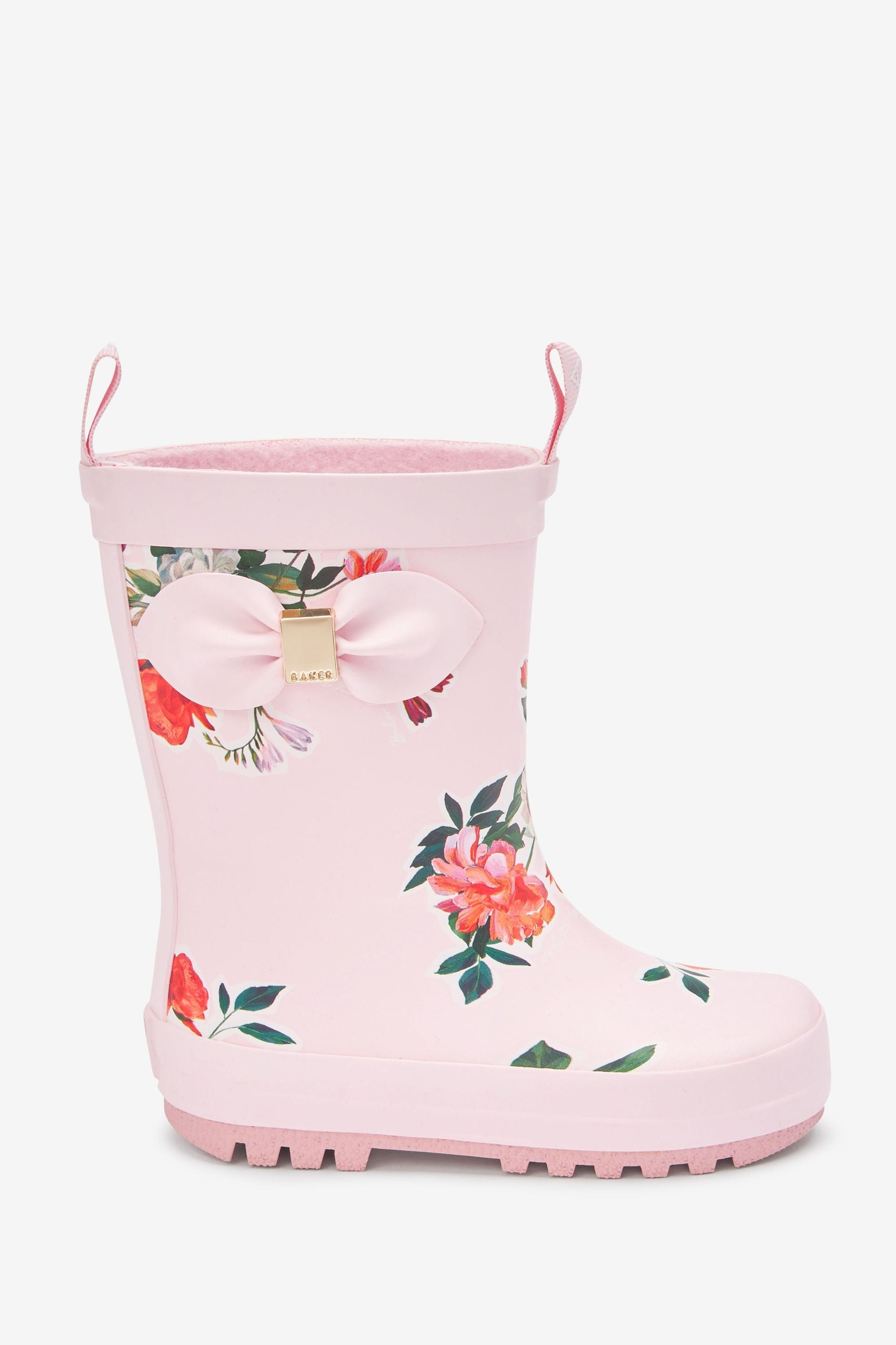 Pale Pink Baker by Ted Baker Pale Pink Floral Welly