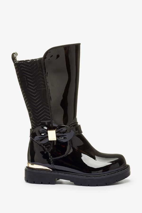 Black Baker by Ted Baker Black Patent Boots