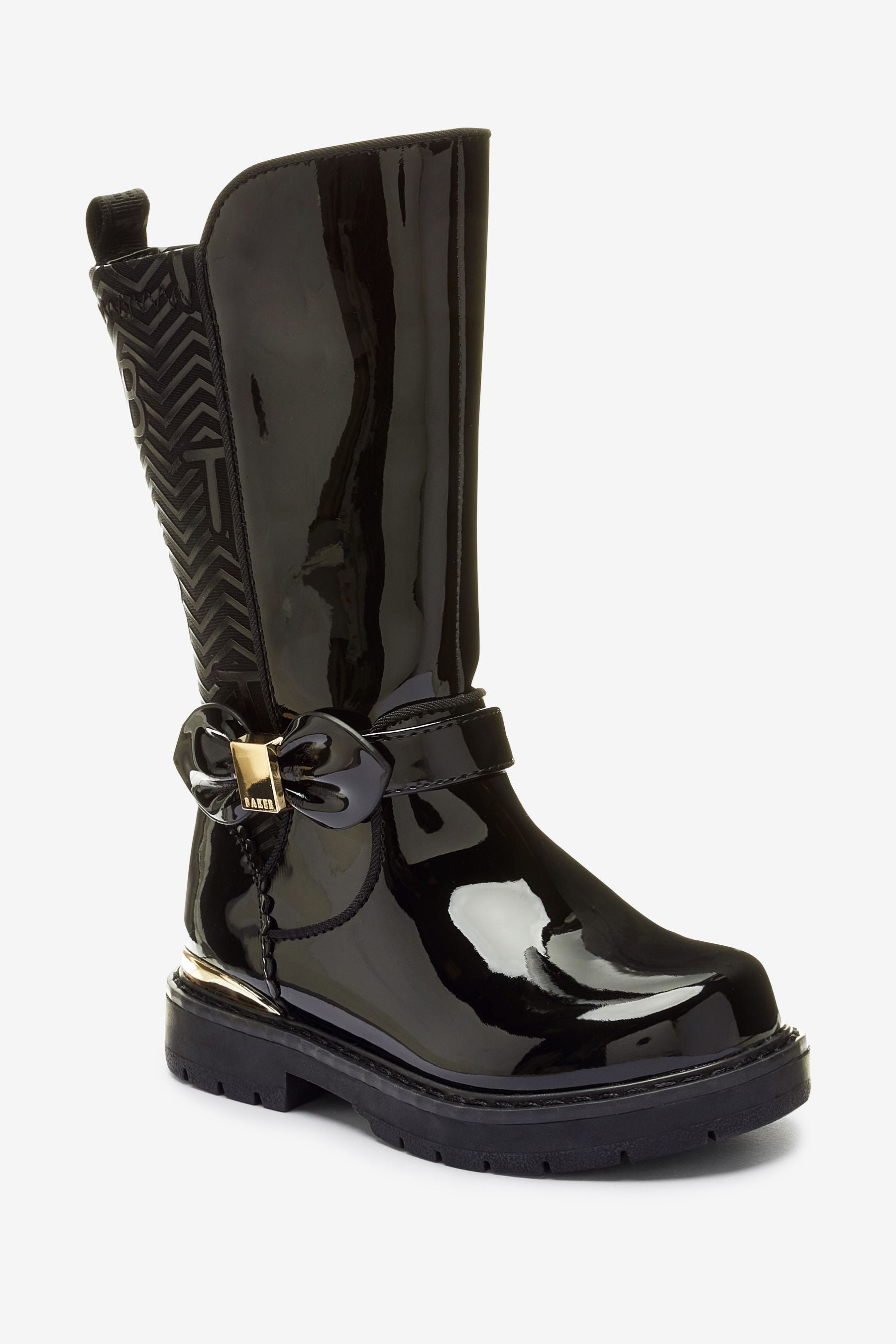 Black Baker by Ted Baker Black Patent Boots