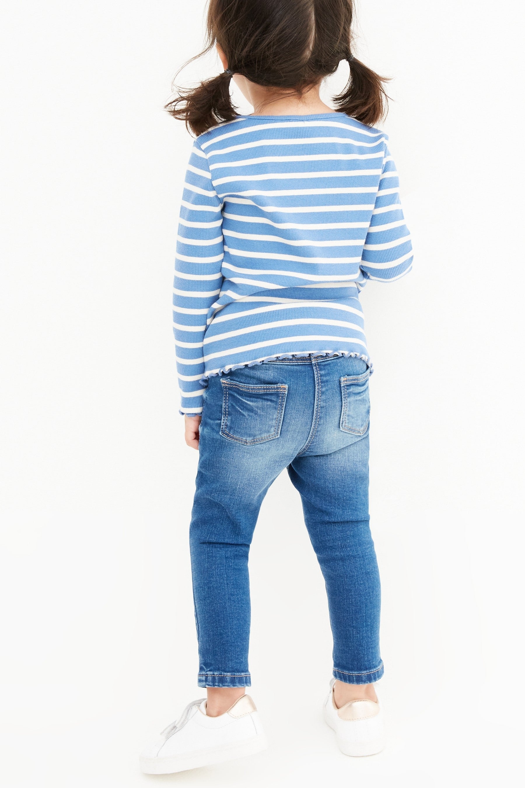 Light Blue Denim Elasticated Waist Jeggings (3mths-7yrs)