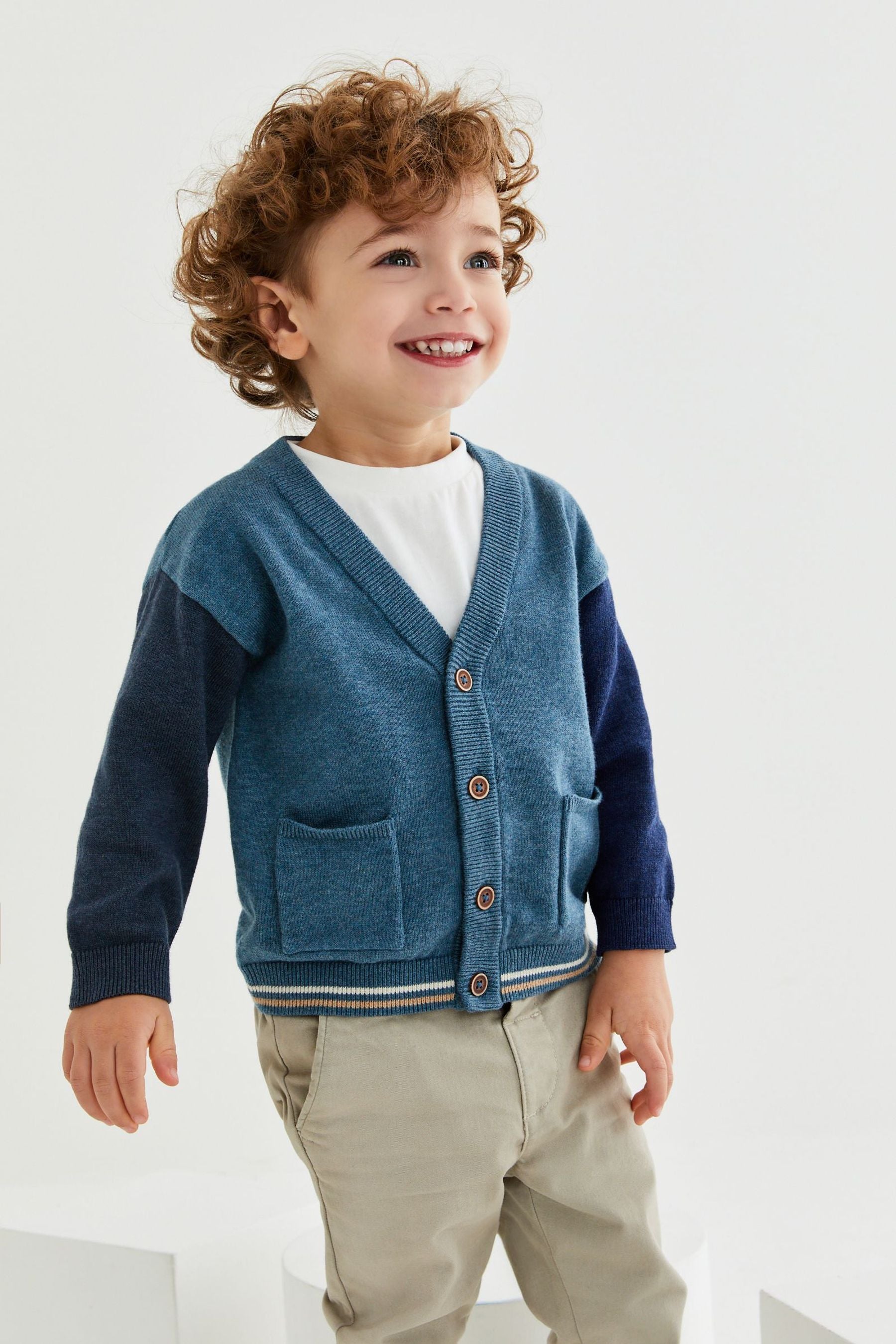 Blue Cardigan And T-Shirt Set (3mths-7yrs)