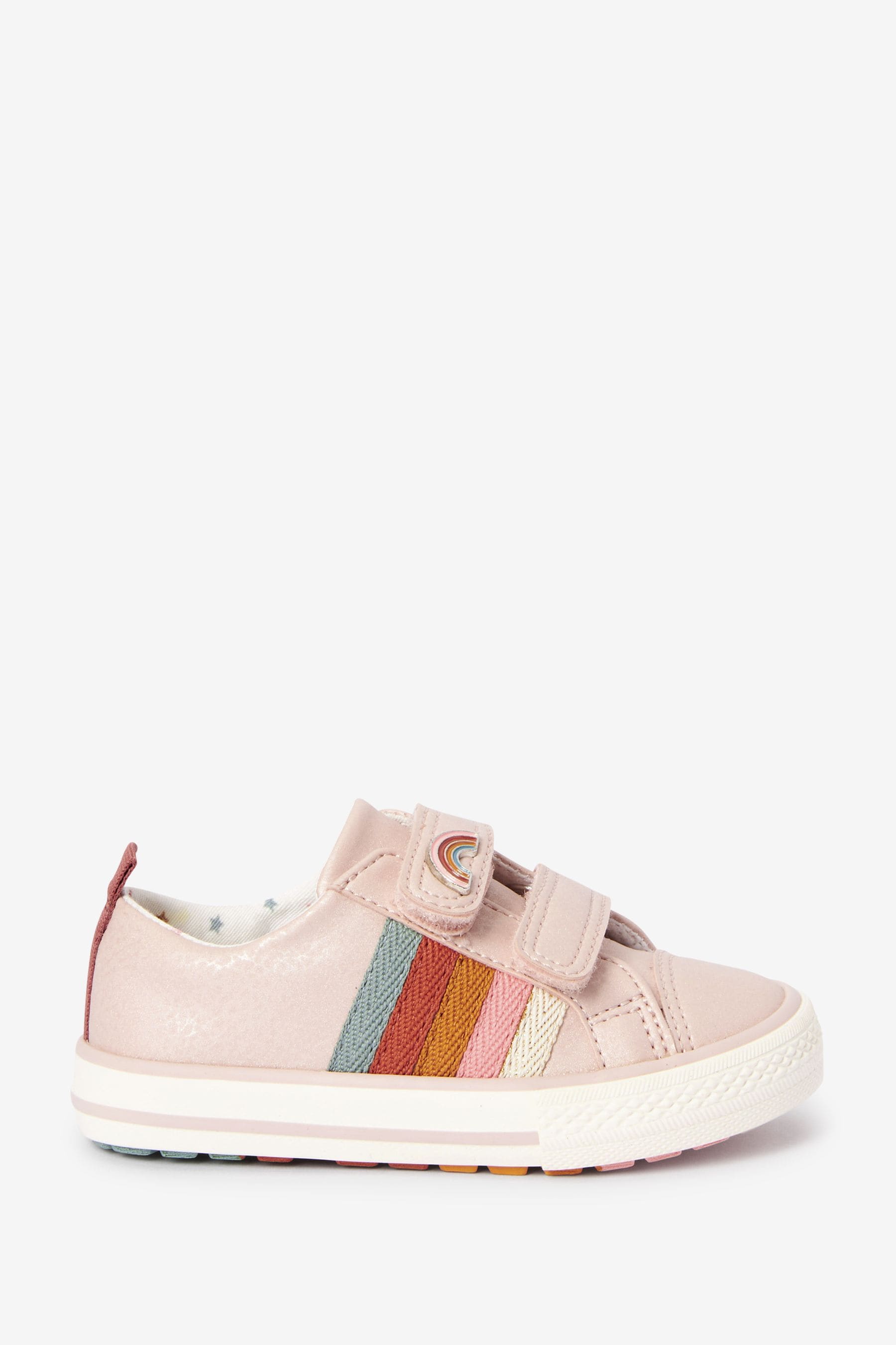 Muted Pink Rainbow Trainers